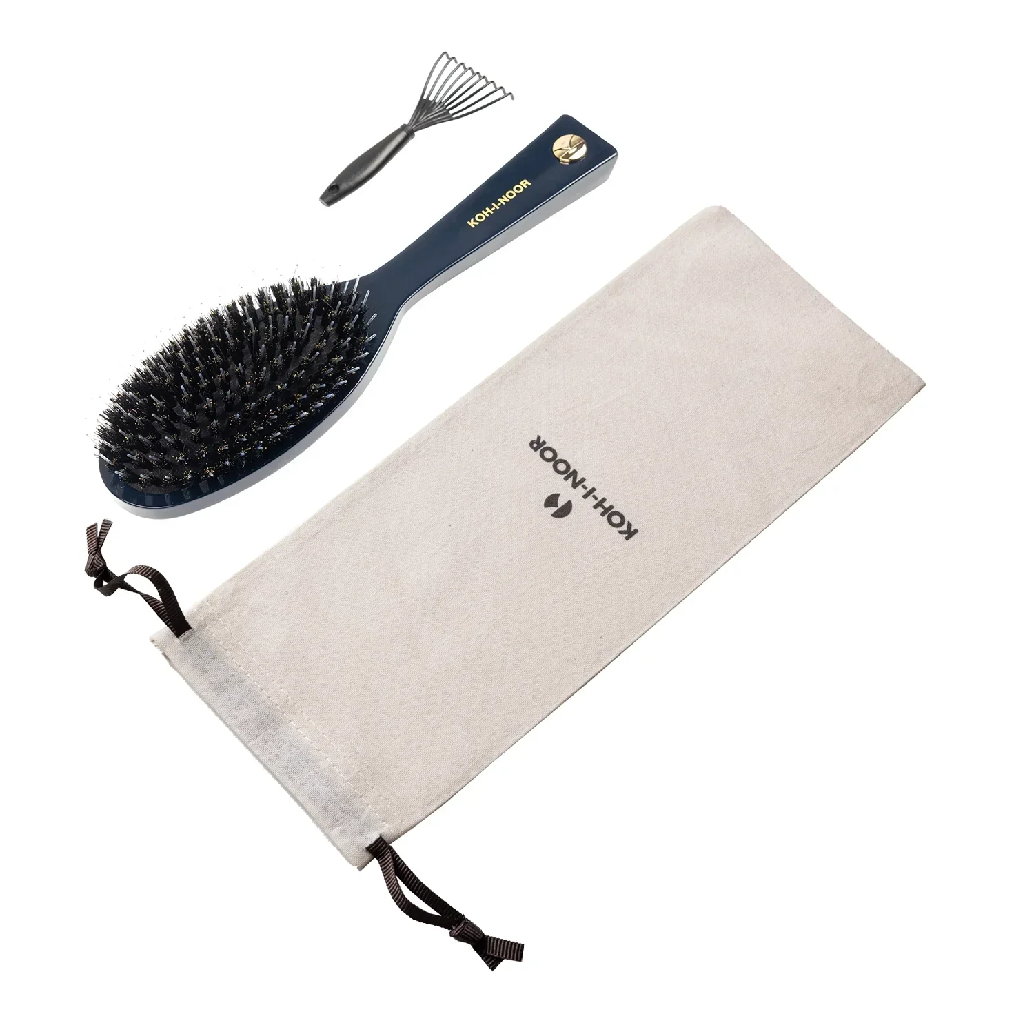 Pastel Boar & Nylon Pin Hair Brush - Biodegradable Acetate in 6 Colors - Image 14