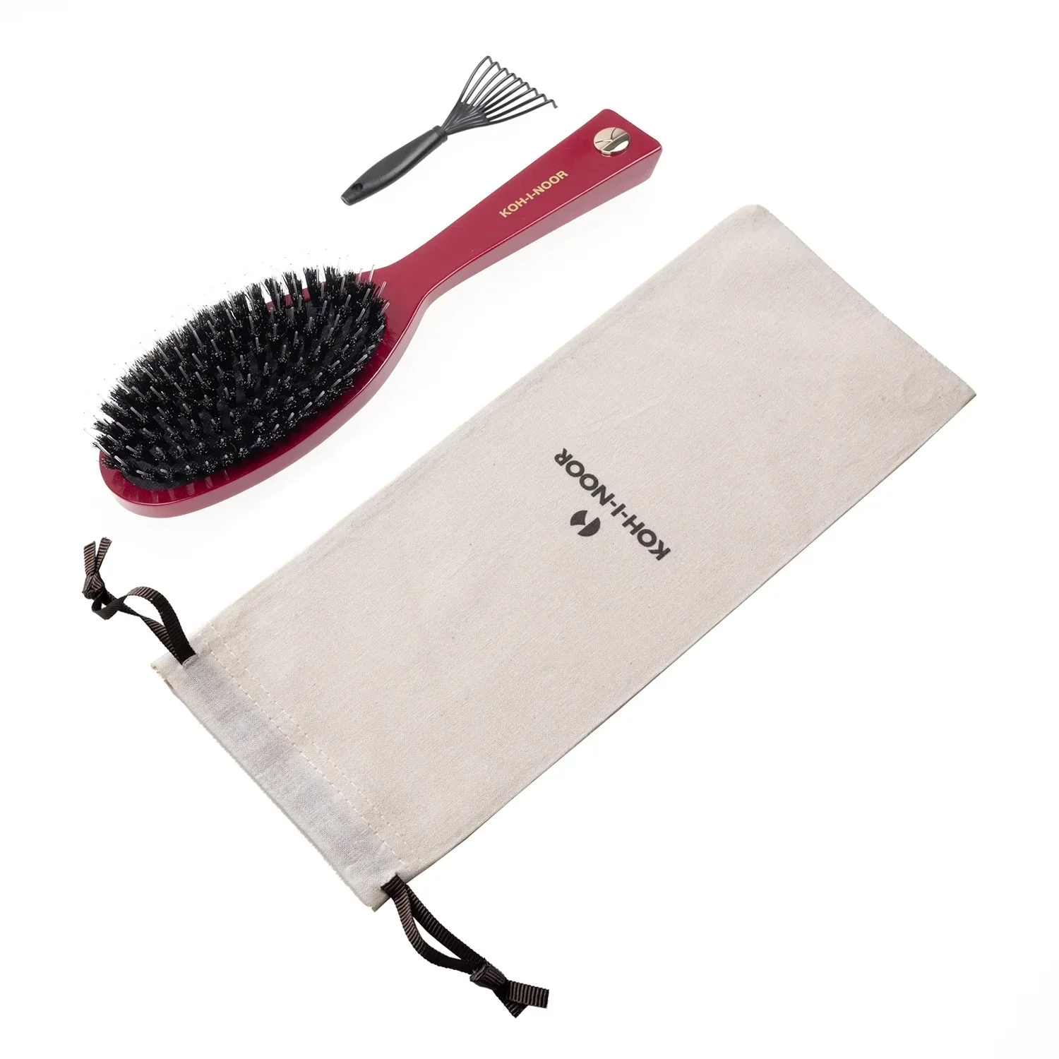 Pastel Boar & Nylon Pin Hair Brush - Biodegradable Acetate in 6 Colors - Image 4