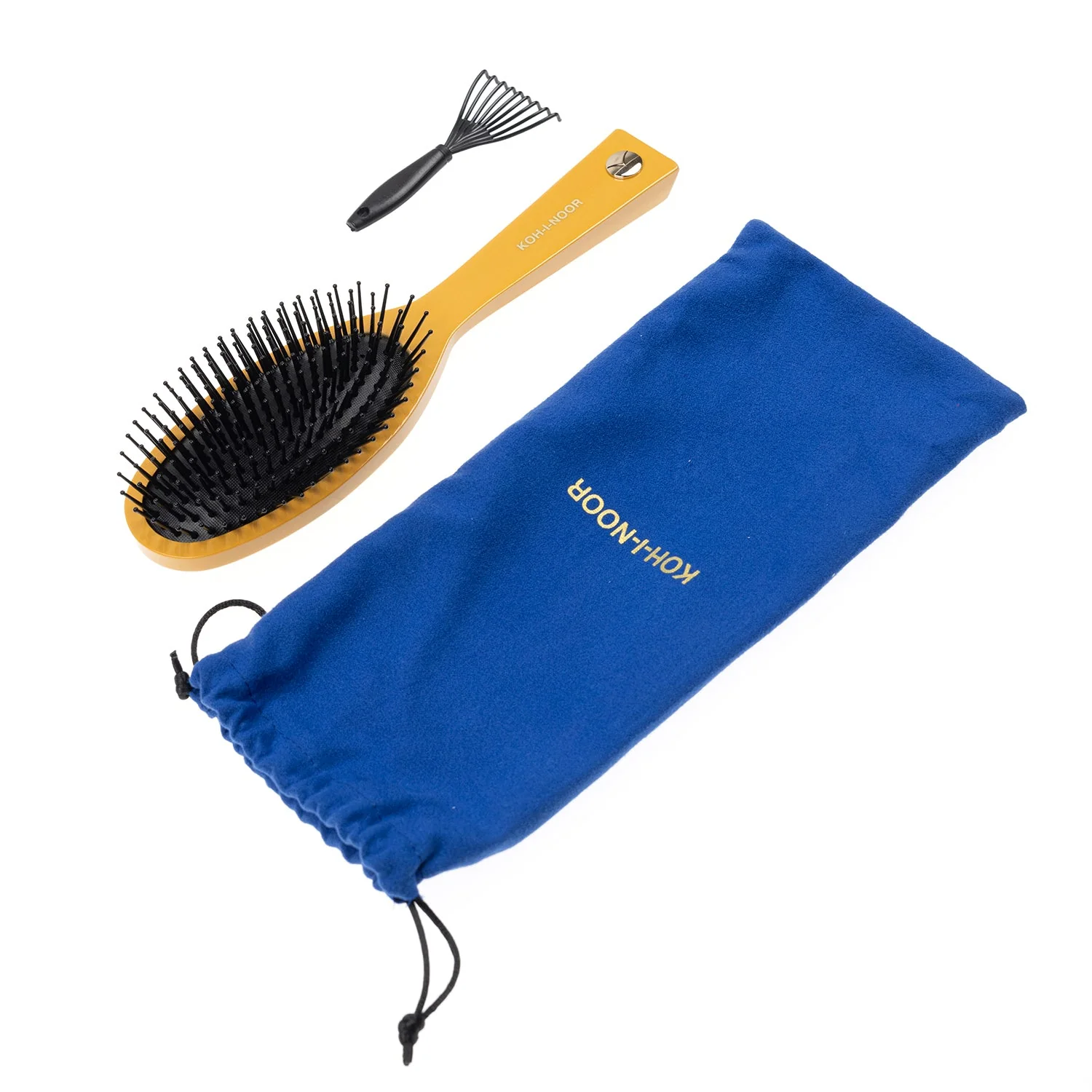 Pastel Synthetic Pin Brush - Biodegradable Acetate for Thick & Coarse Hair - Image 3