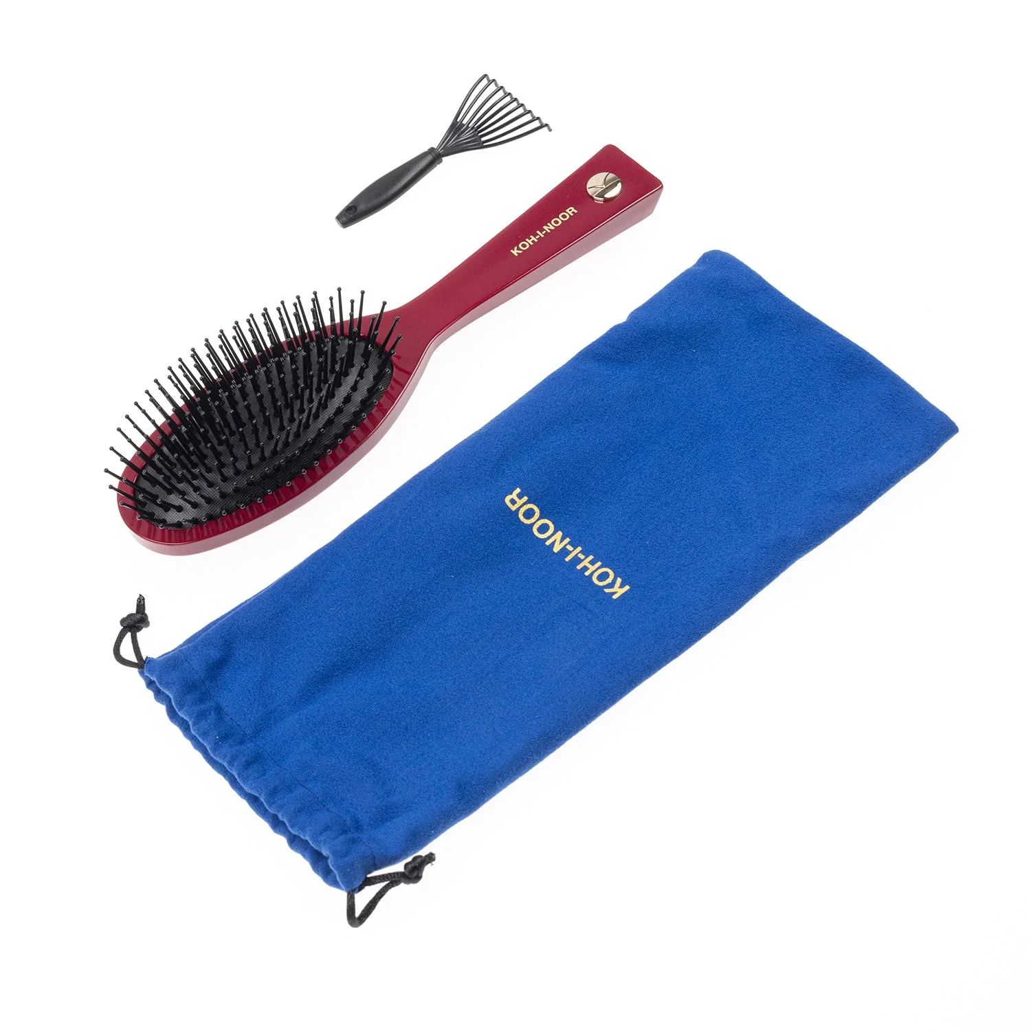 Pastel Synthetic Pin Brush - Biodegradable Acetate for Thick & Coarse Hair - Image 9