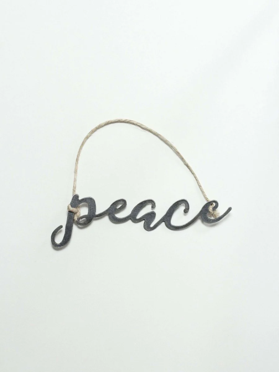 Peace Christmas Ornament - Image 2