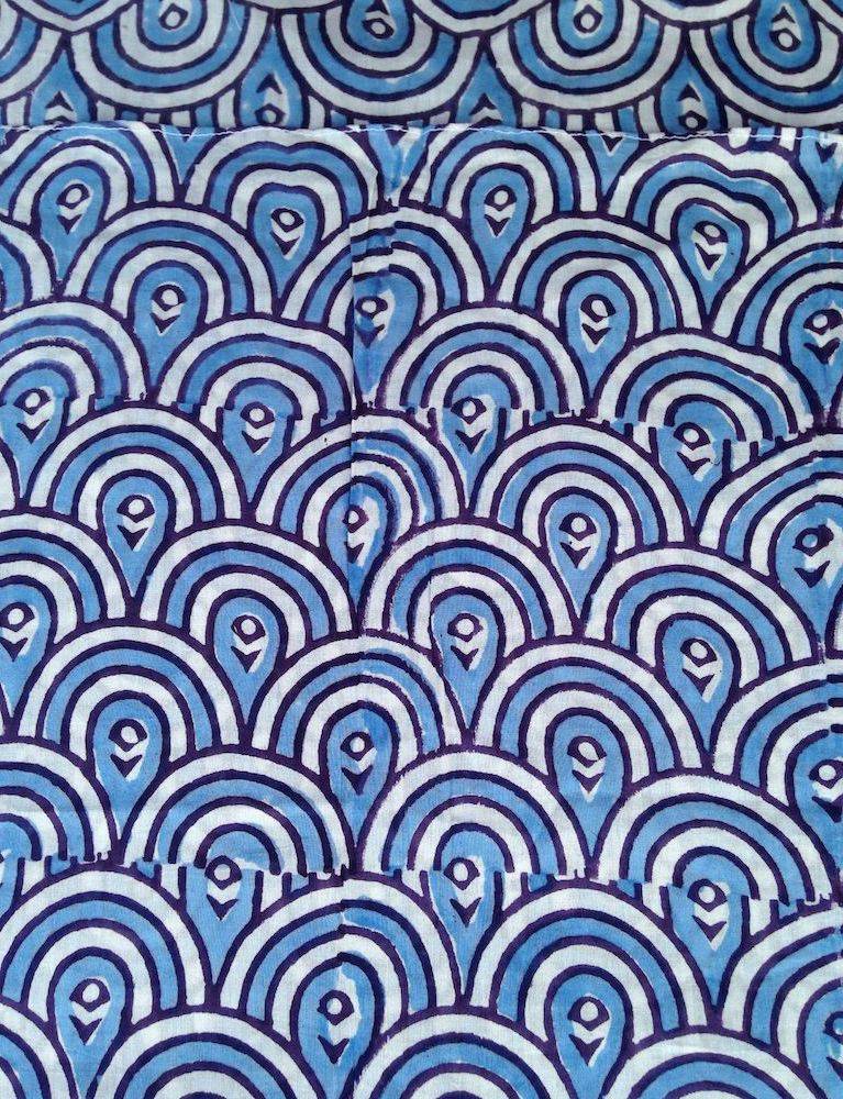 Peacock Blue Scarf - Image 4