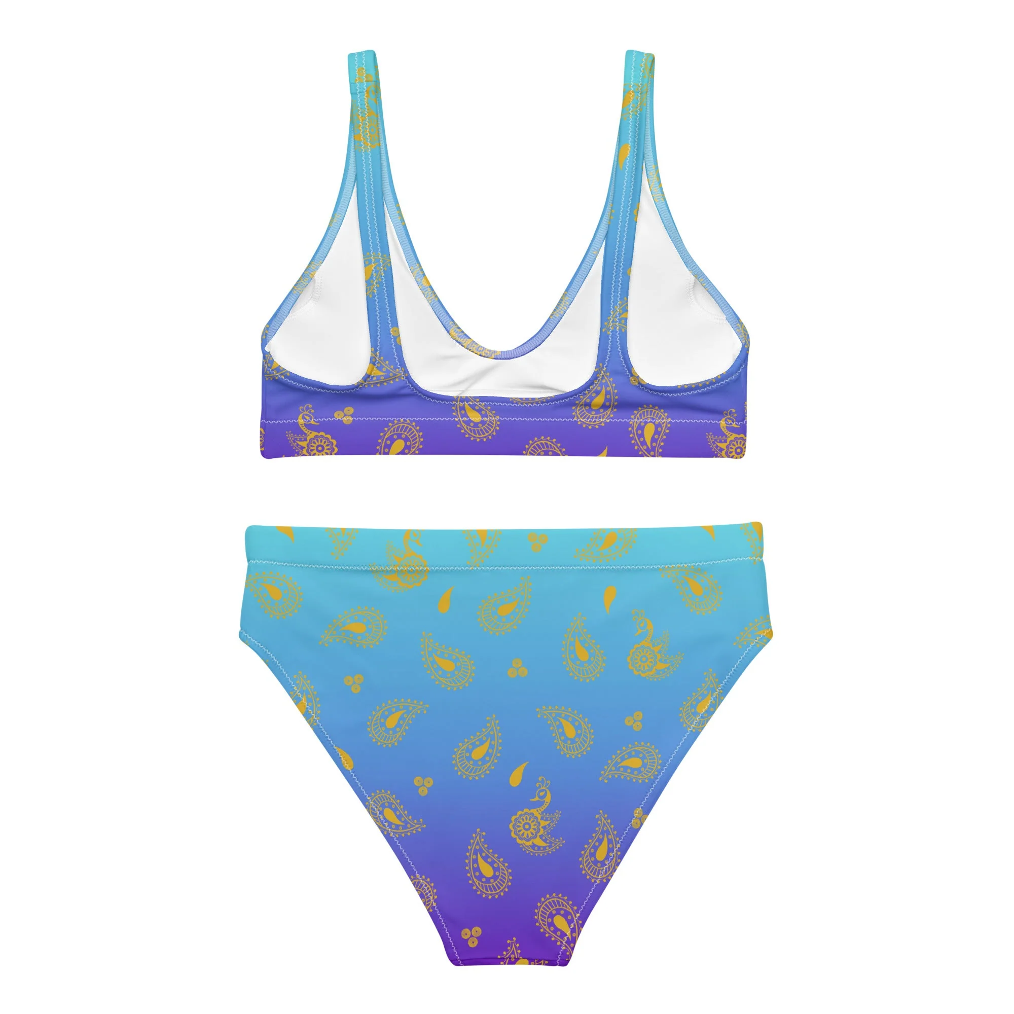 Peacock Henna Bikini - Elegance Meets Effortless Comfort - Image 5
