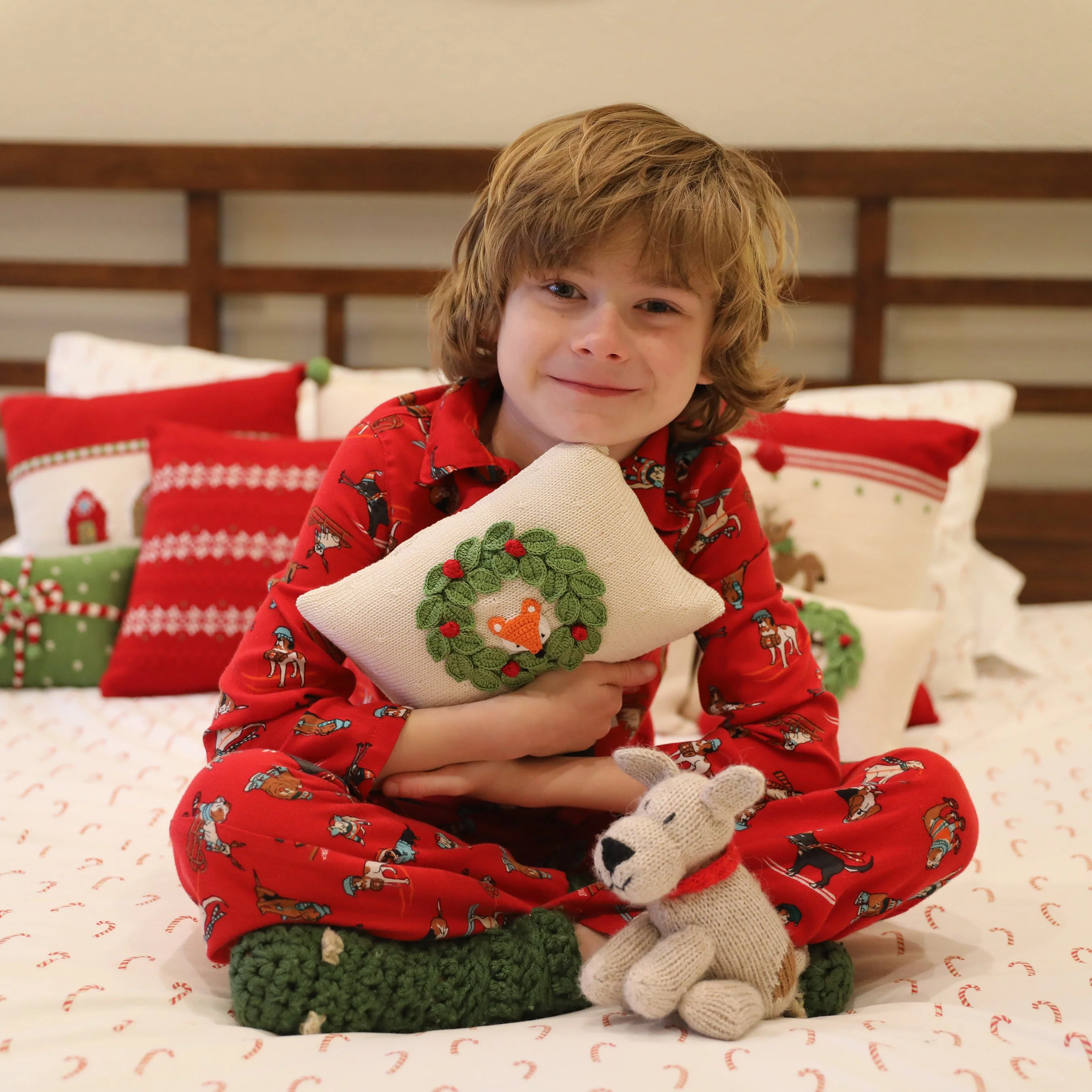 Peekaboo Fox Mini Pillow - Image 3