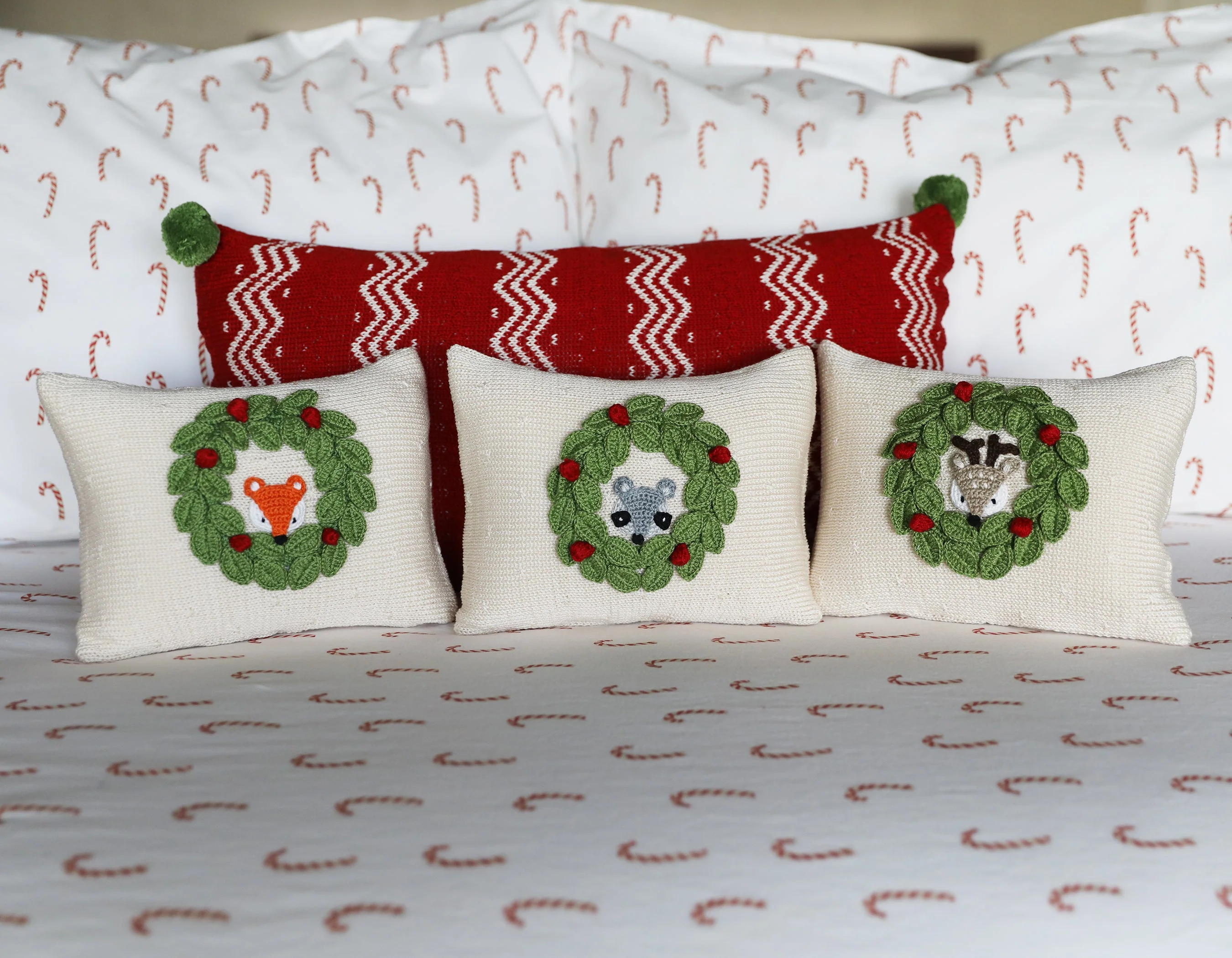 Peekaboo Fox Mini Pillow - Image 5