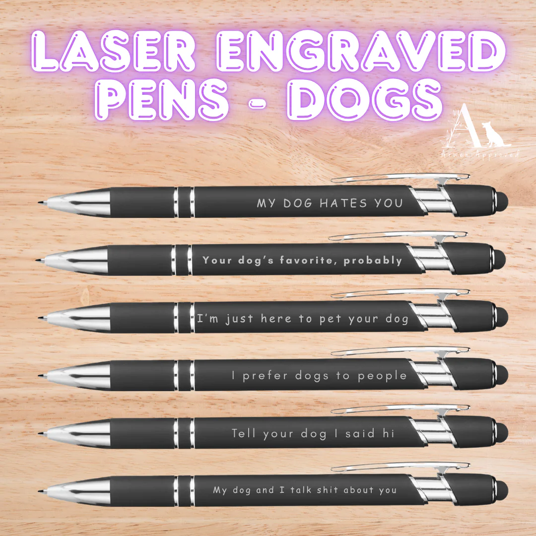 Pens: Dog themed pen Set of pens Sarcastic pen - Image 4