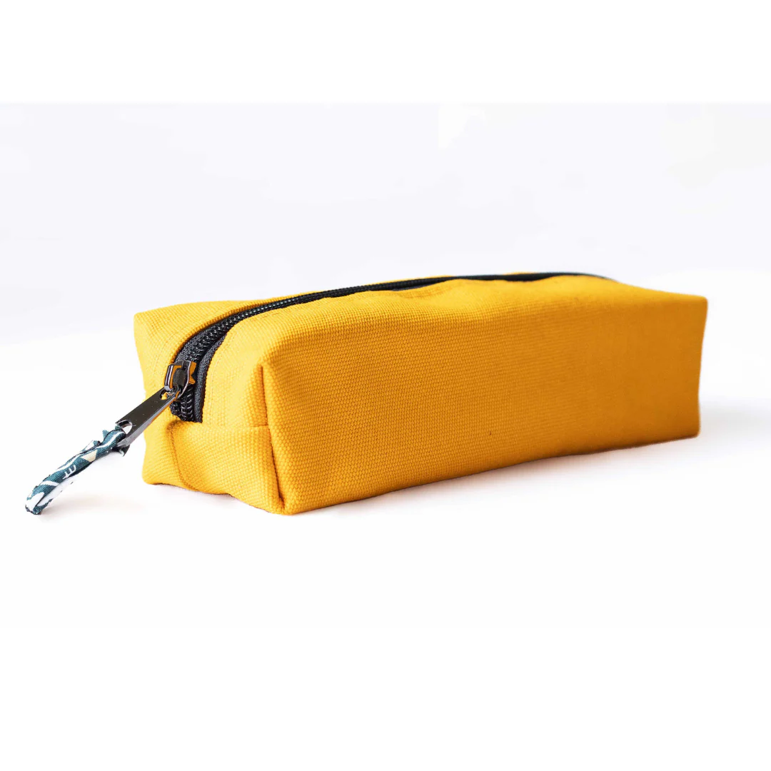 Pencil Pouch Zipper Bag – Fair Trade Cotton Canvas Pencil Case - Image 10
