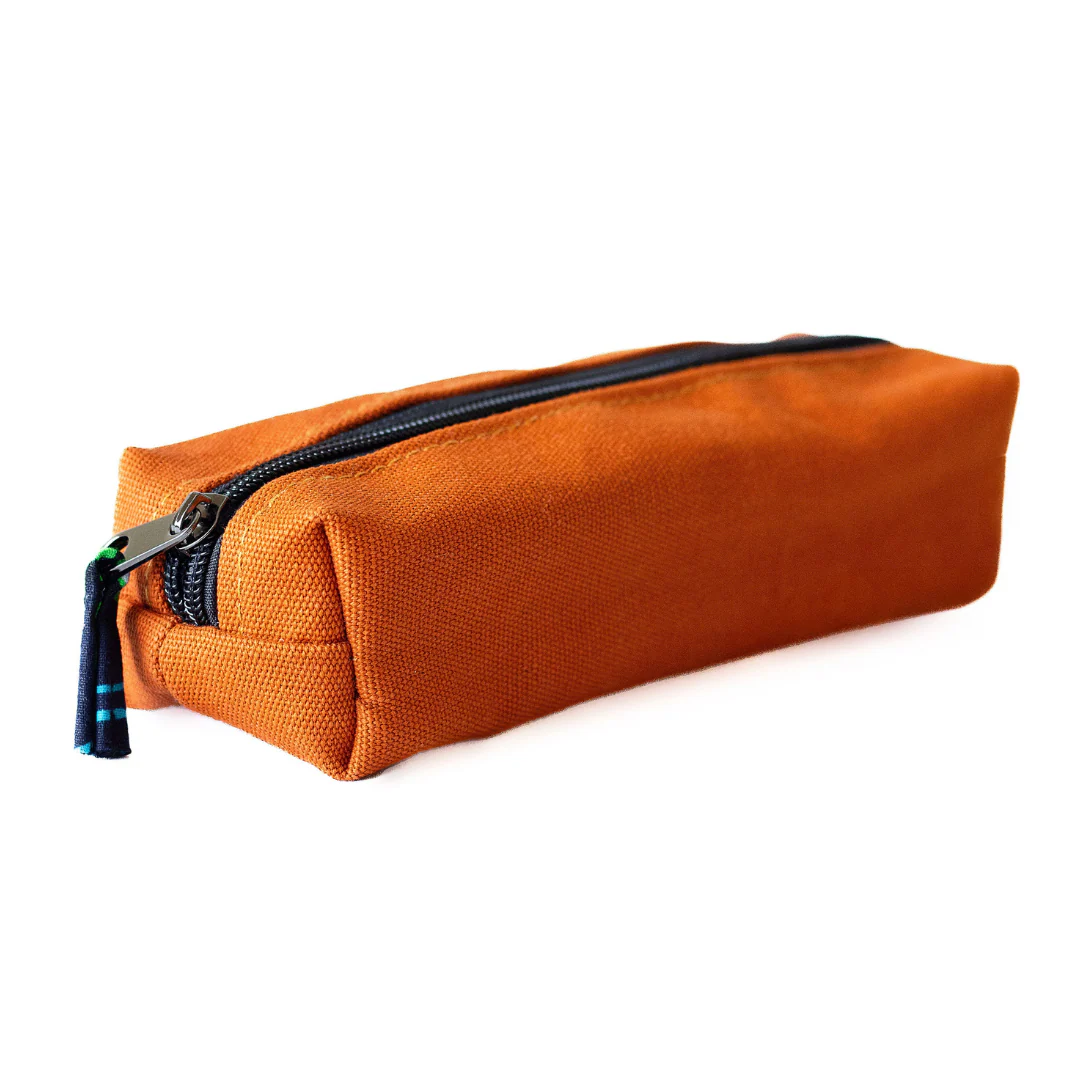 Pencil Pouch Zipper Bag – Fair Trade Cotton Canvas Pencil Case - Image 11