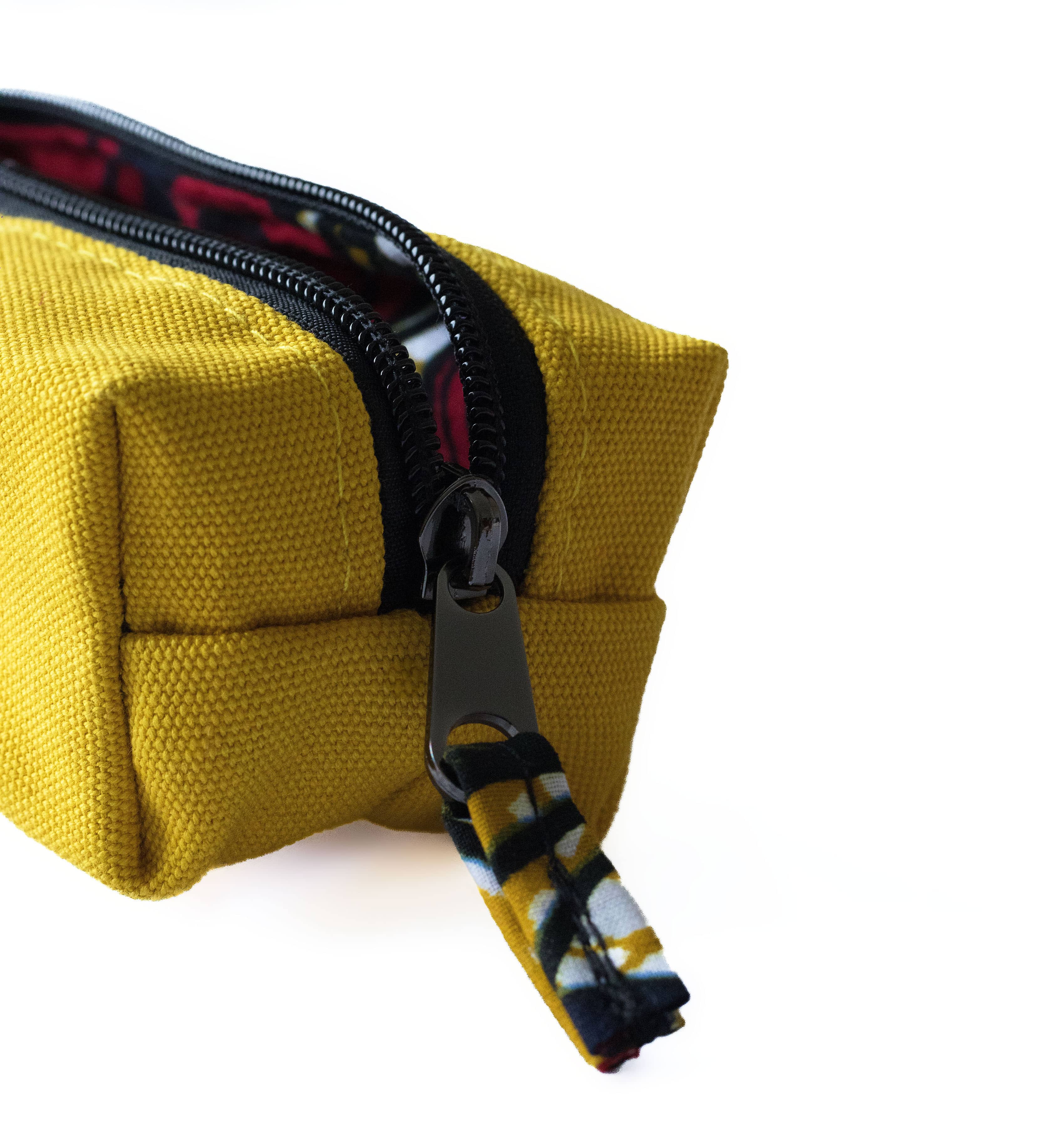 Pencil Pouch Zipper Bag – Fair Trade Cotton Canvas Pencil Case - Image 14