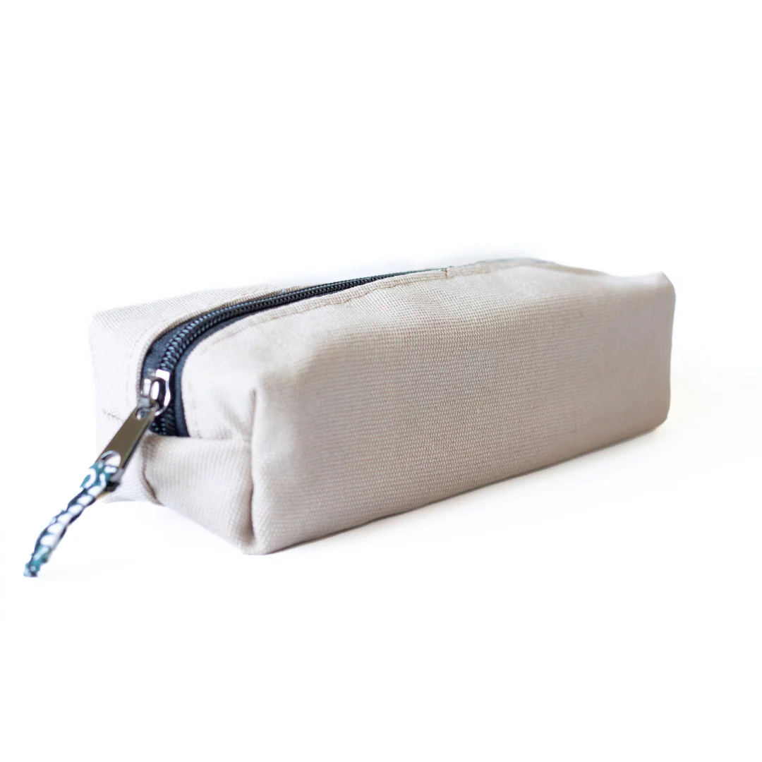 Pencil Pouch Zipper Bag – Fair Trade Cotton Canvas Pencil Case - Image 21