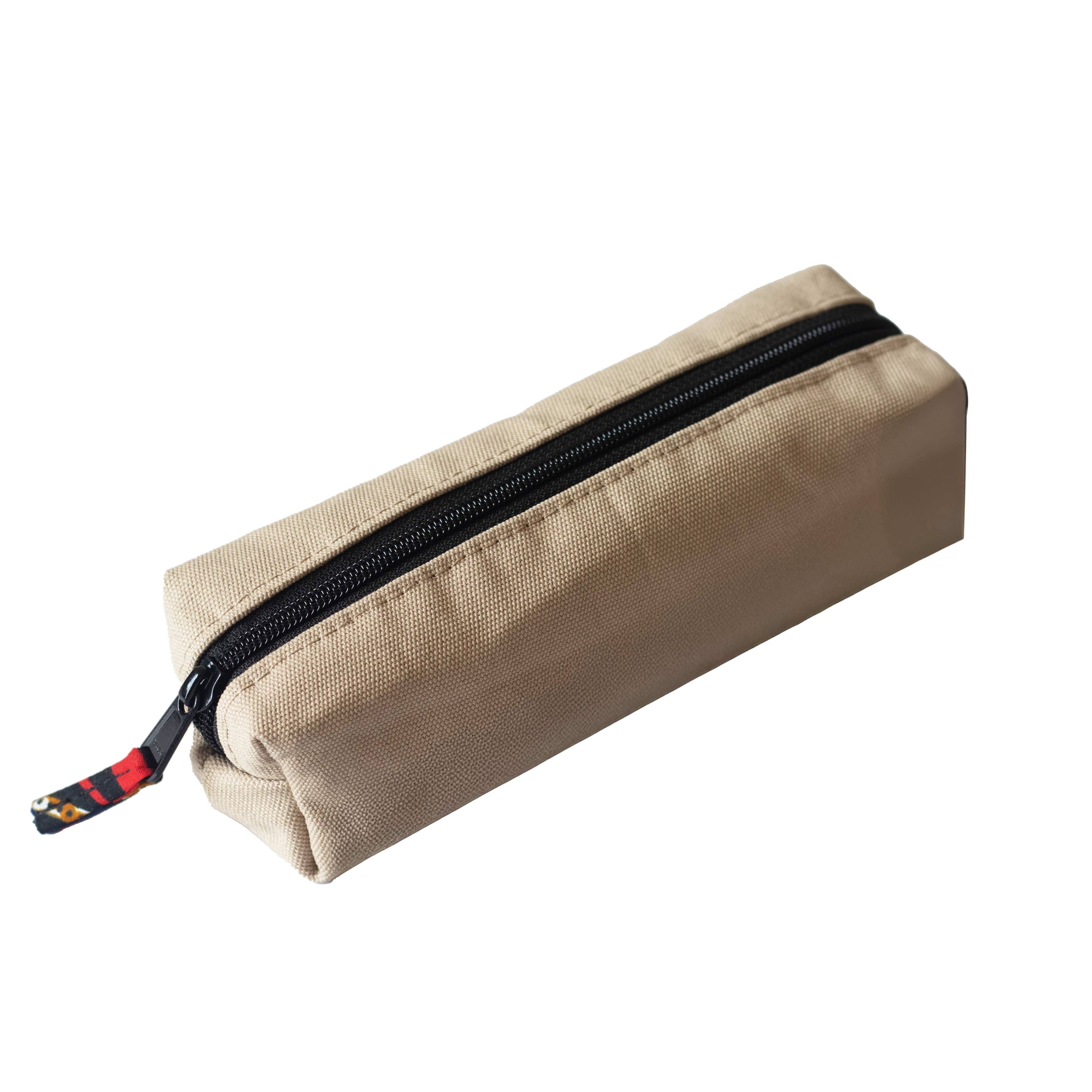 Pencil Pouch Zipper Bag – Fair Trade Cotton Canvas Pencil Case - Image 5