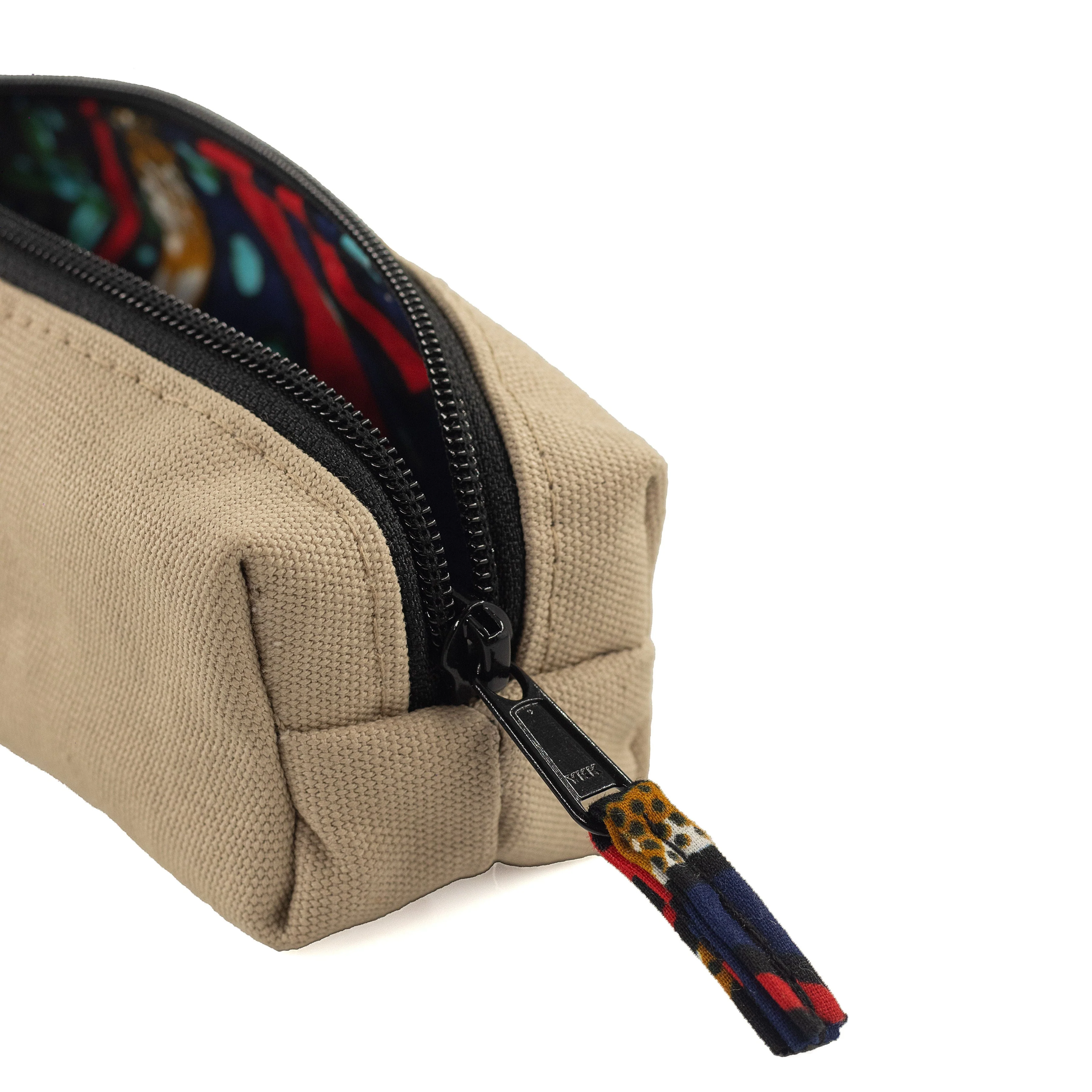 Pencil Pouch Zipper Bag – Fair Trade Cotton Canvas Pencil Case - Image 7