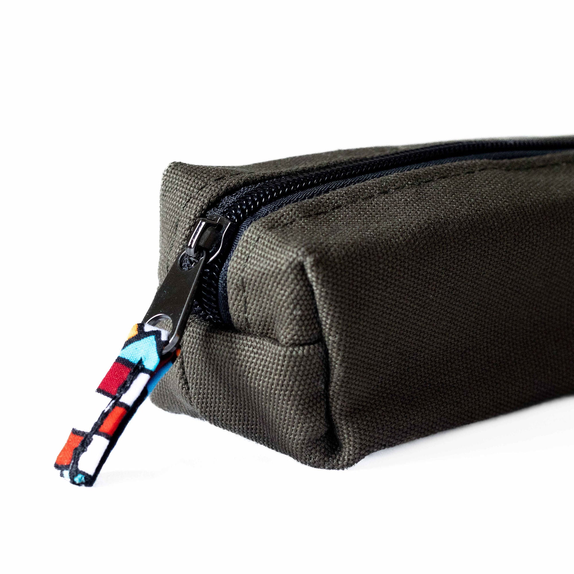 Pencil Pouch Zipper Bag – Fair Trade Cotton Canvas Pencil Case - Image 9
