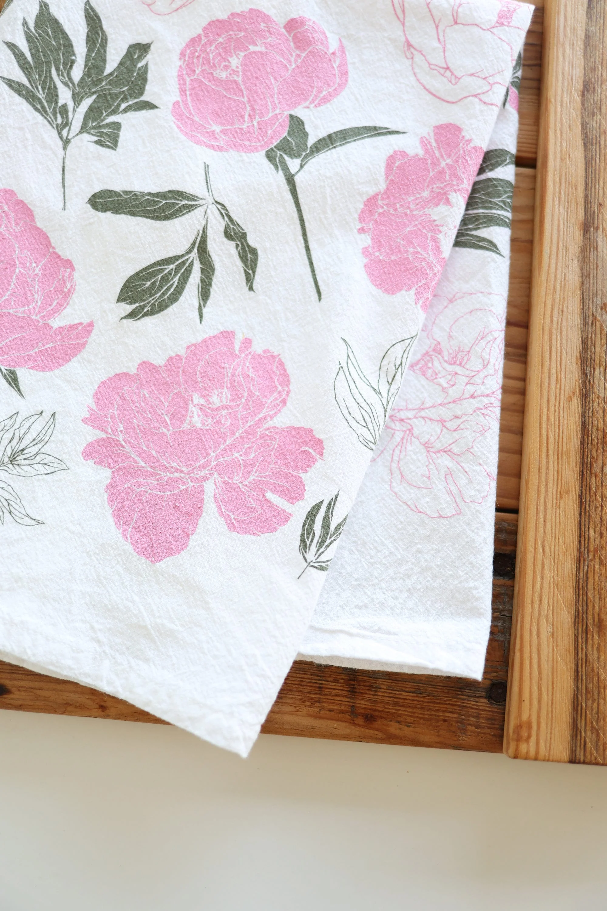 Peony Tea Towel - Image 2