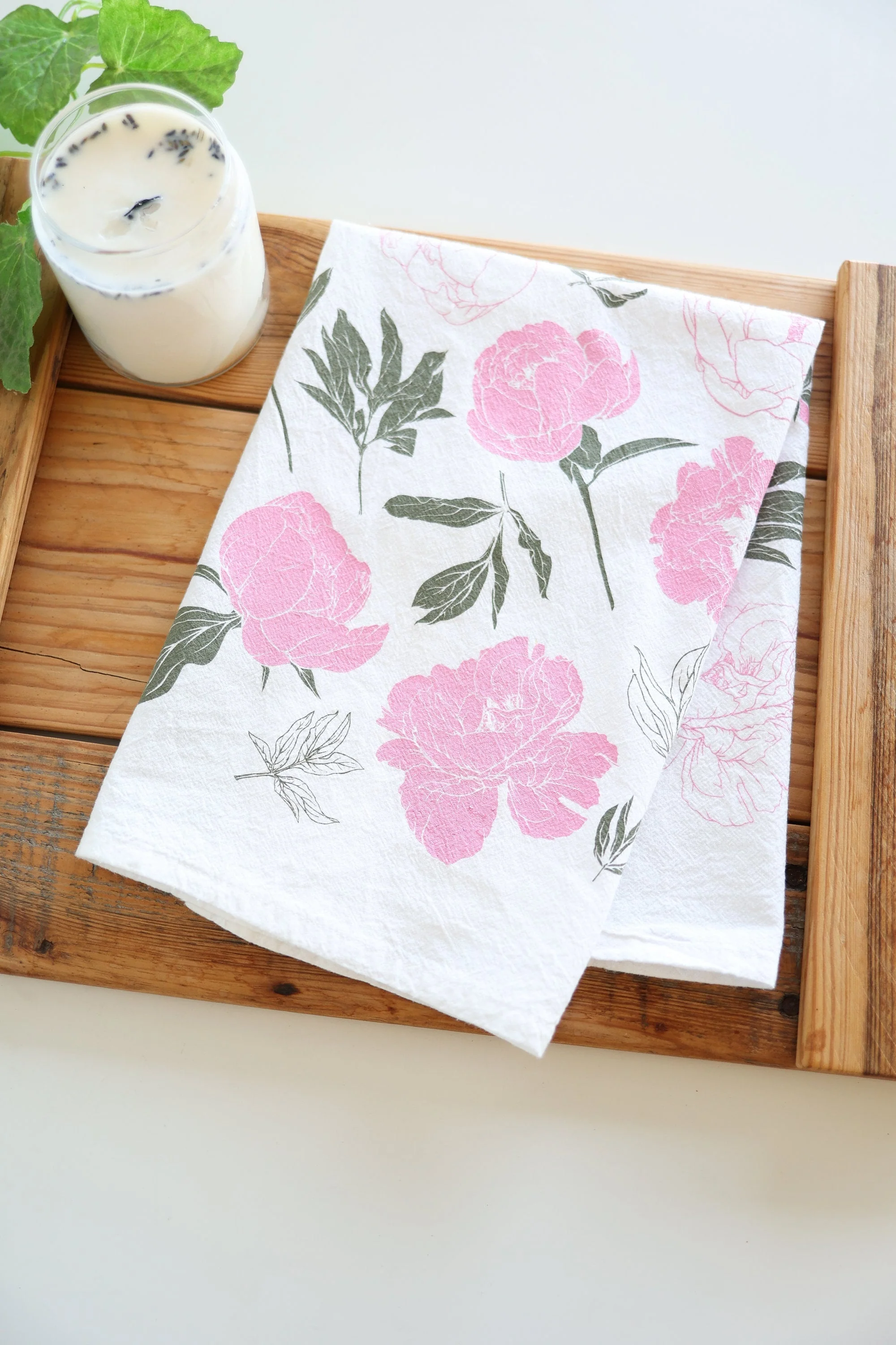 Peony Tea Towel - Image 3