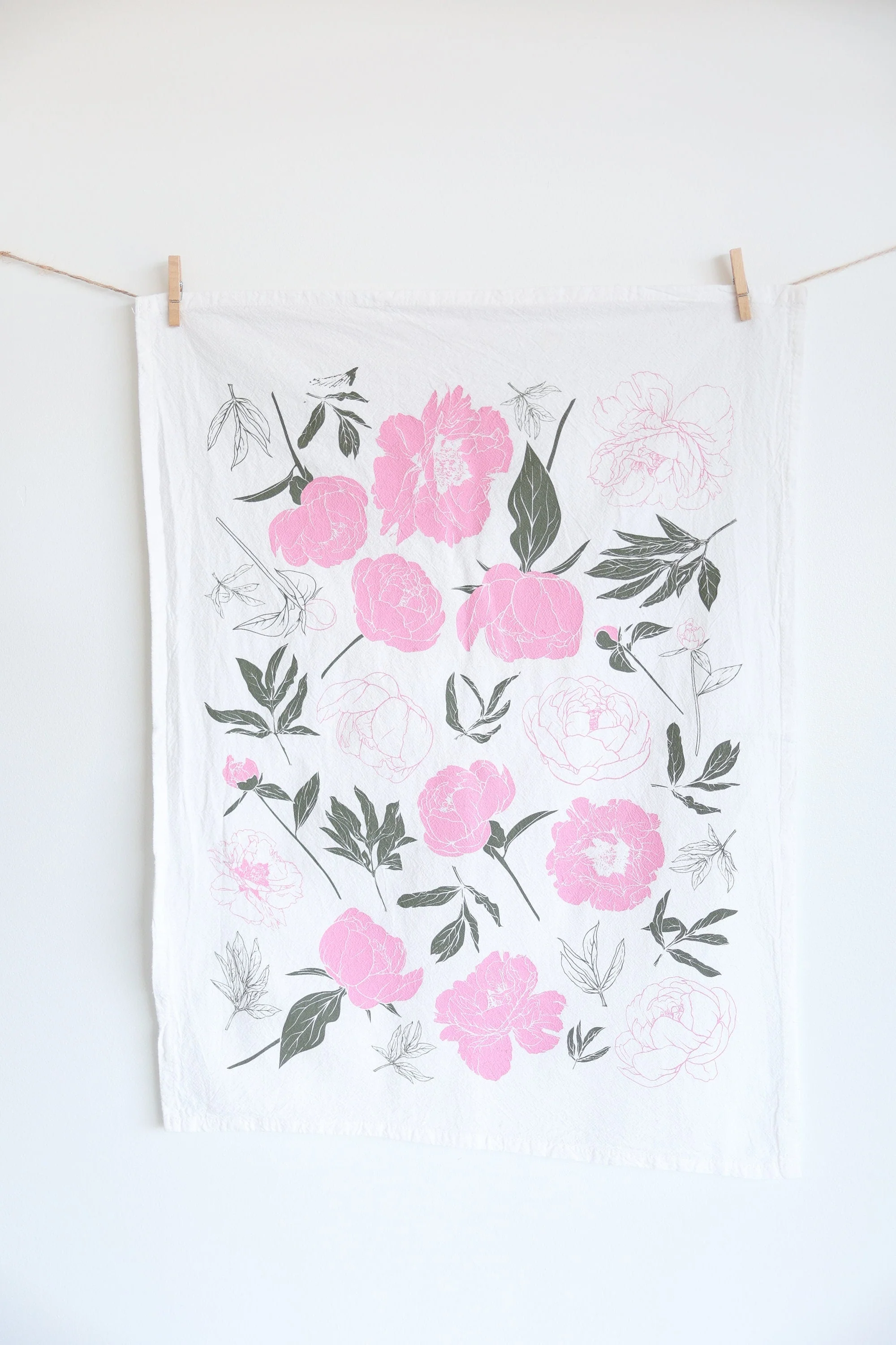 Peony Tea Towel - Image 5