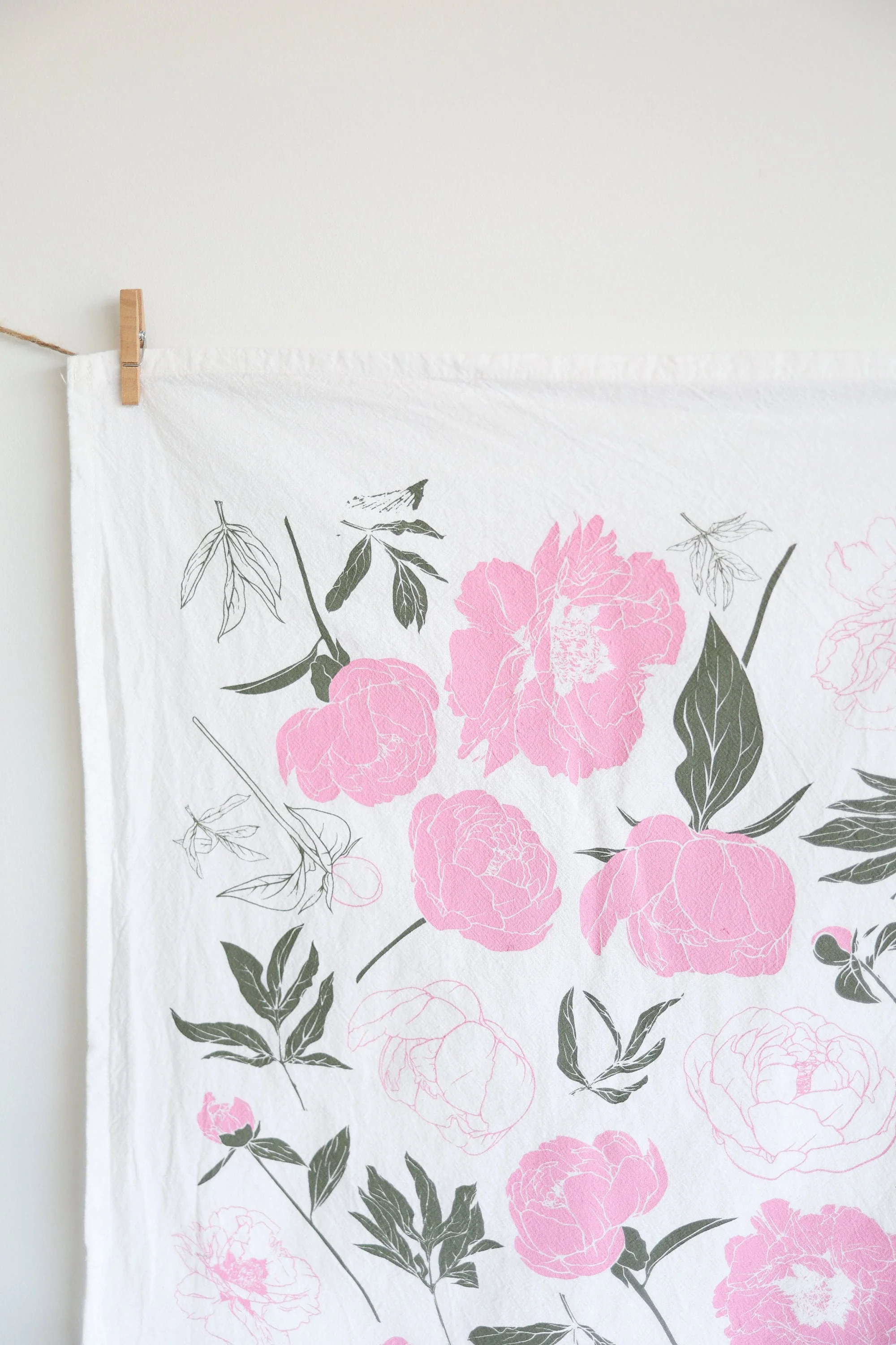 Peony Tea Towel - Image 6