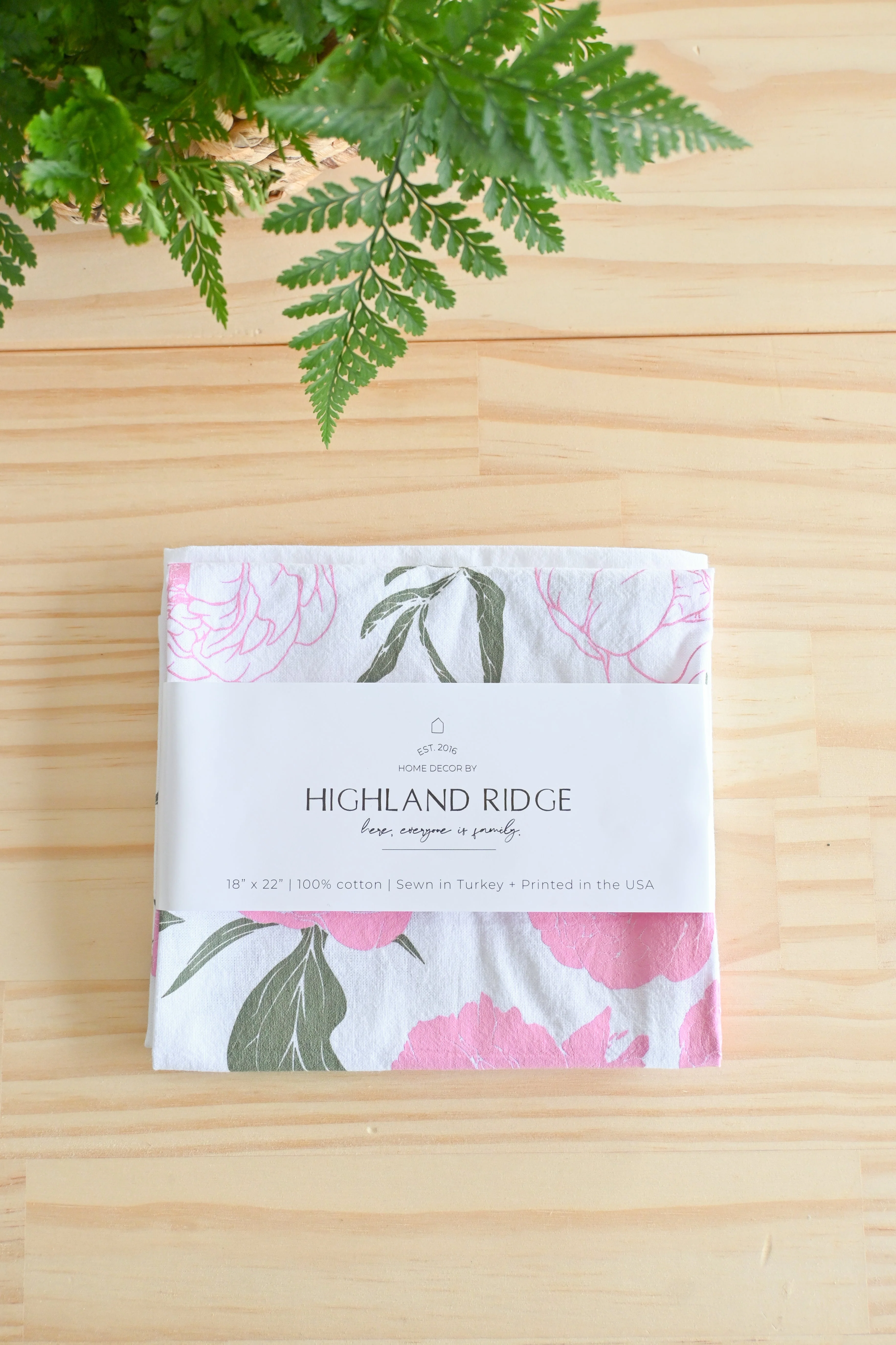 Peony Tea Towel - Image 9
