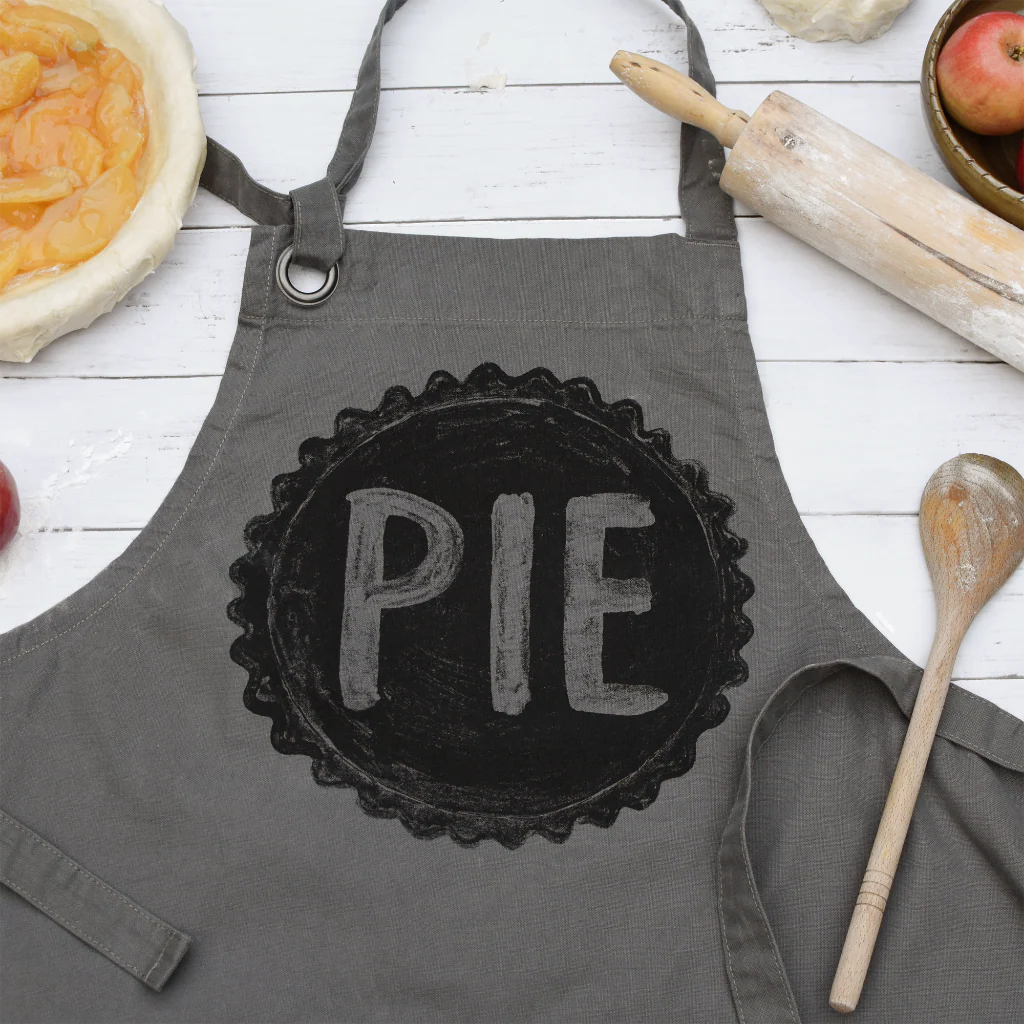 Pie Baker's Canvas Cooking Apron | Screen Printed Pie Apron - Image 10