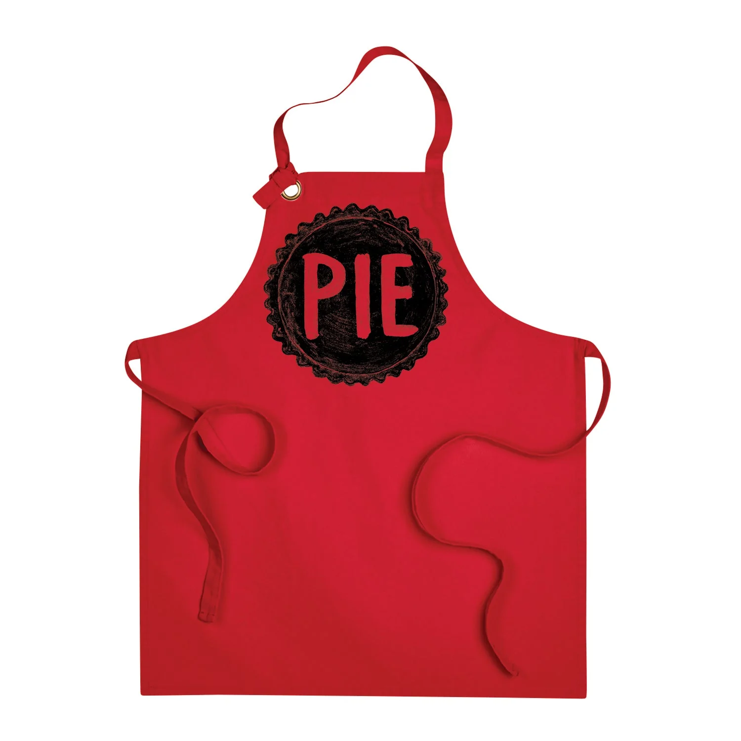 Pie Baker's Canvas Cooking Apron | Screen Printed Pie Apron - Image 3