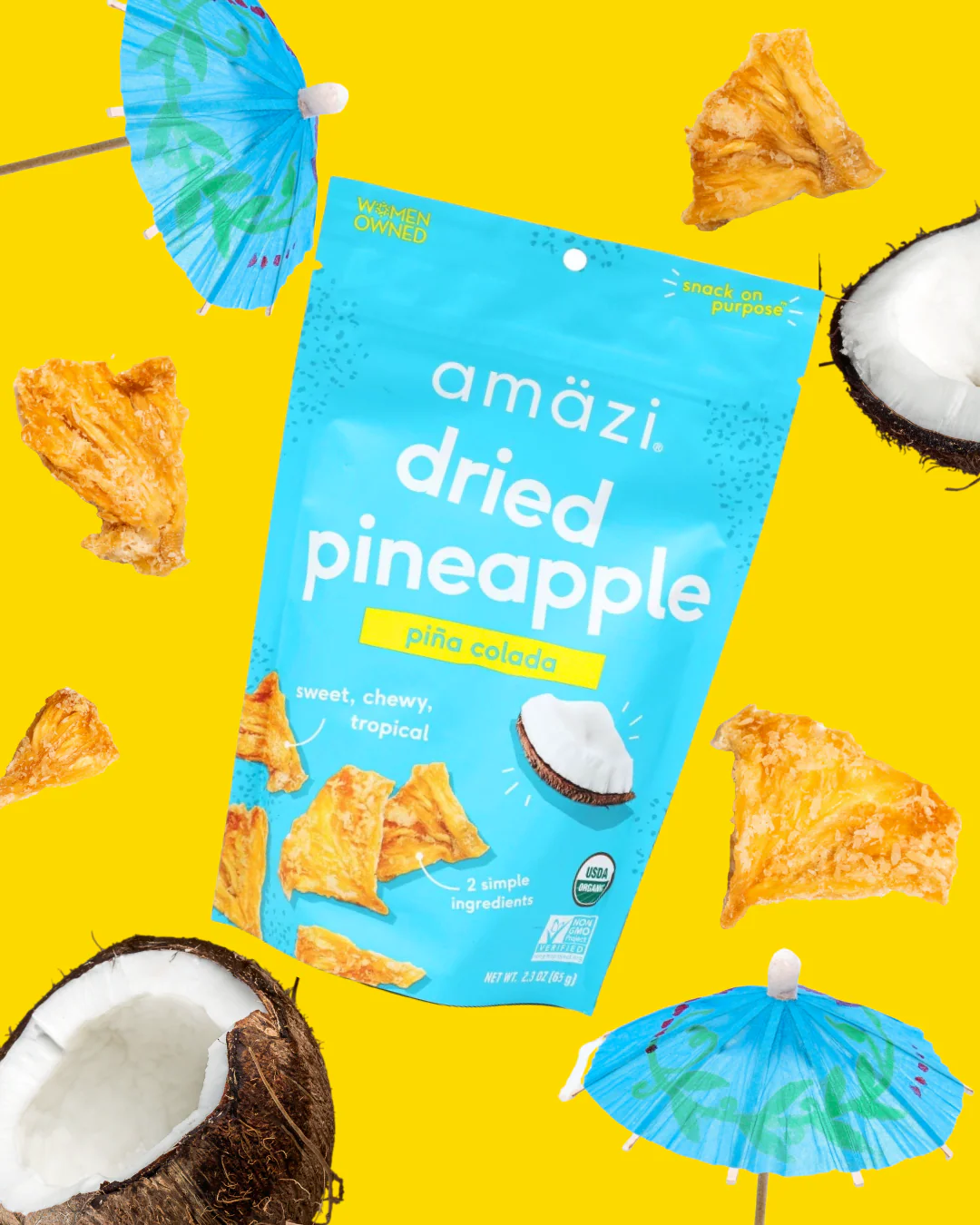 Piña Colada Dried Pineapple - 6 Pack - Image 2