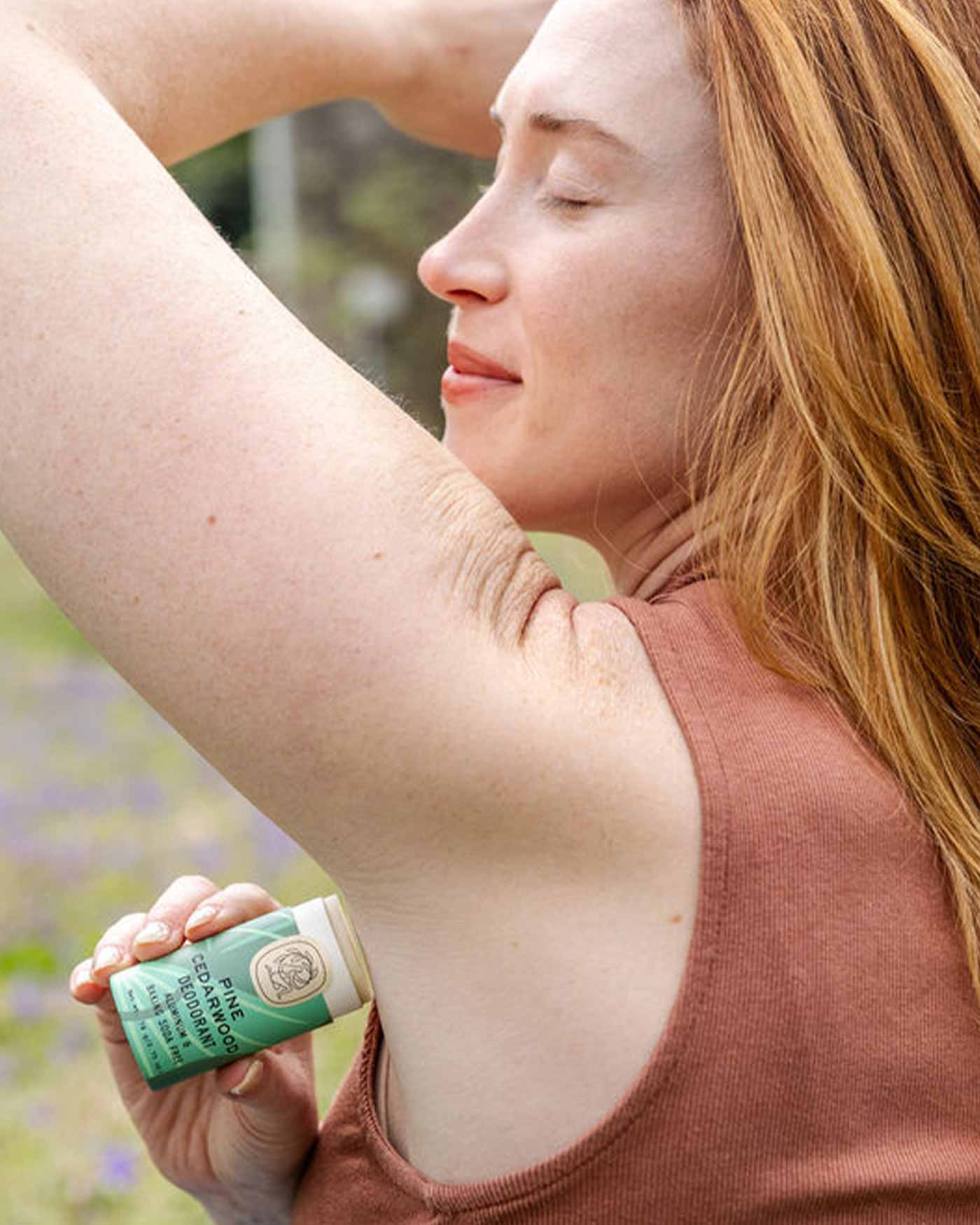 Pine Cedarwood Deodorant Plastic-Free Tube - Image 2