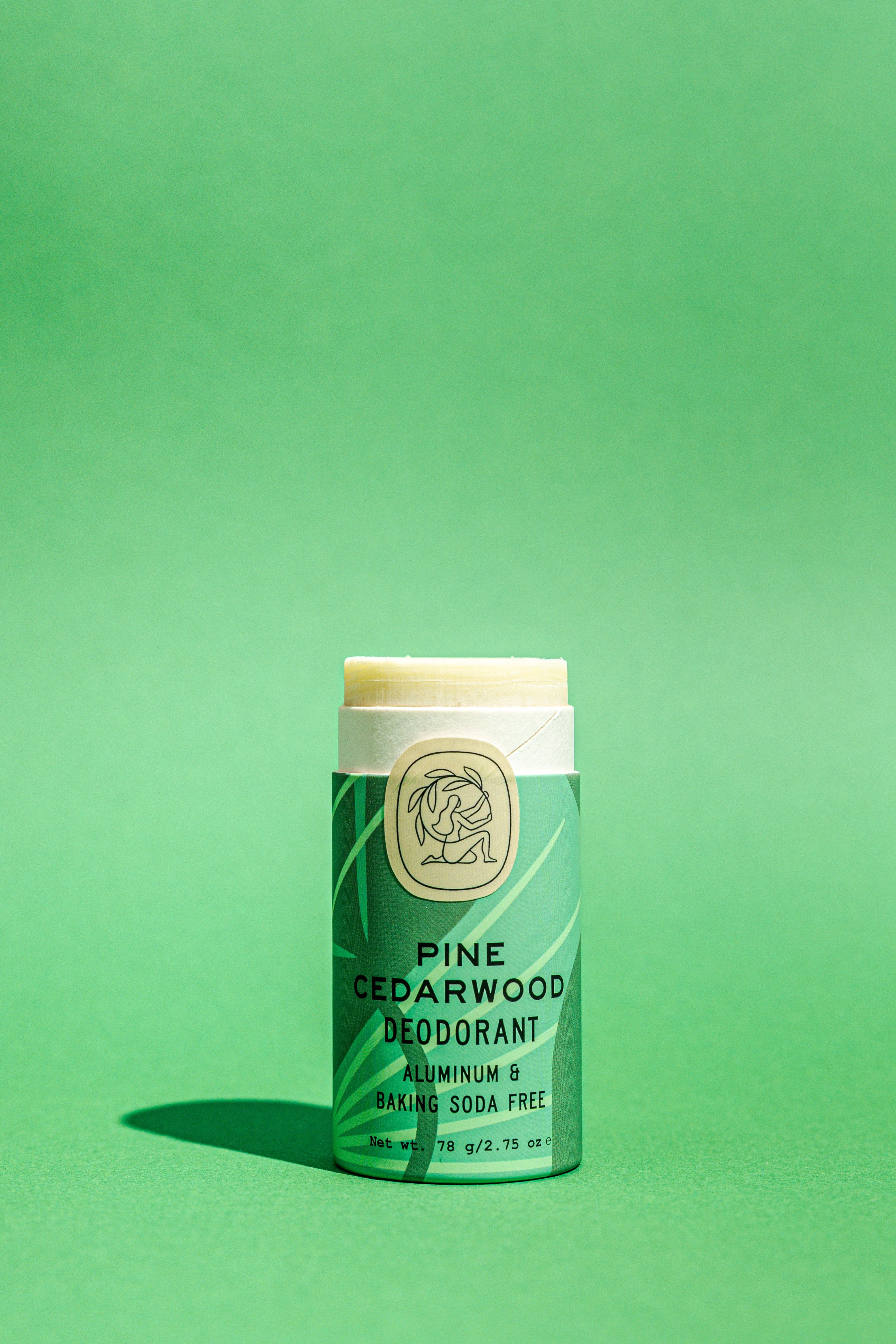 Pine Cedarwood Deodorant Plastic-Free Tube - Image 3