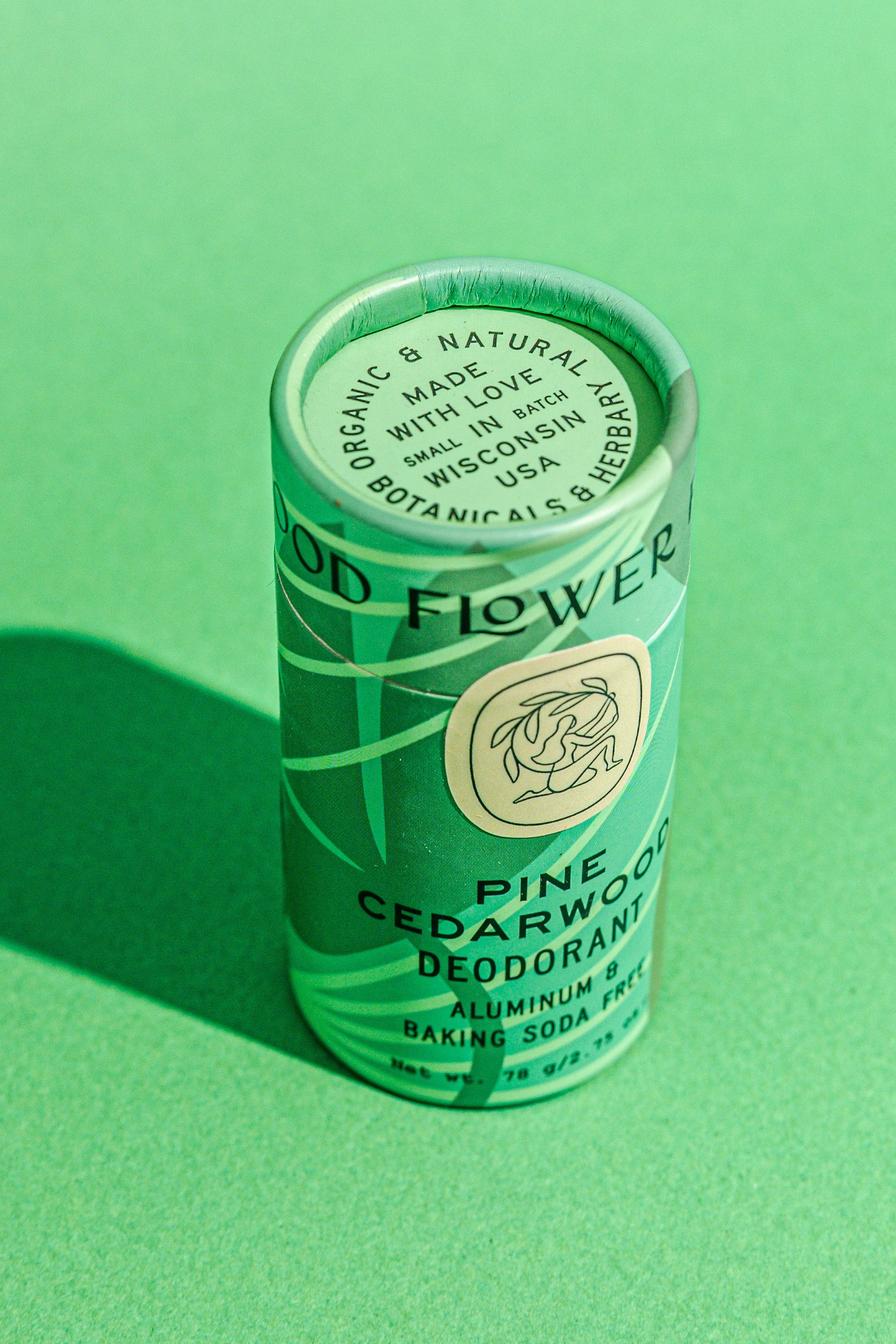 Pine Cedarwood Deodorant Plastic-Free Tube - Image 4