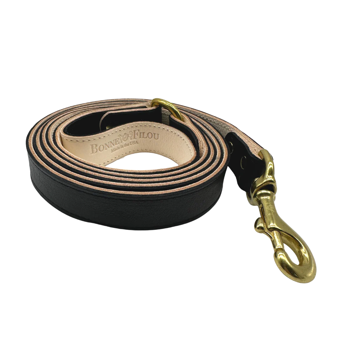 Plain Leather Dog Leashes - Image 3