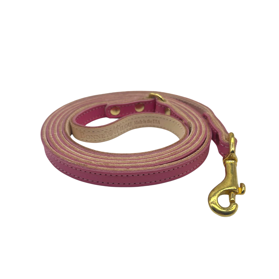 Plain Leather Dog Leashes - Image 4