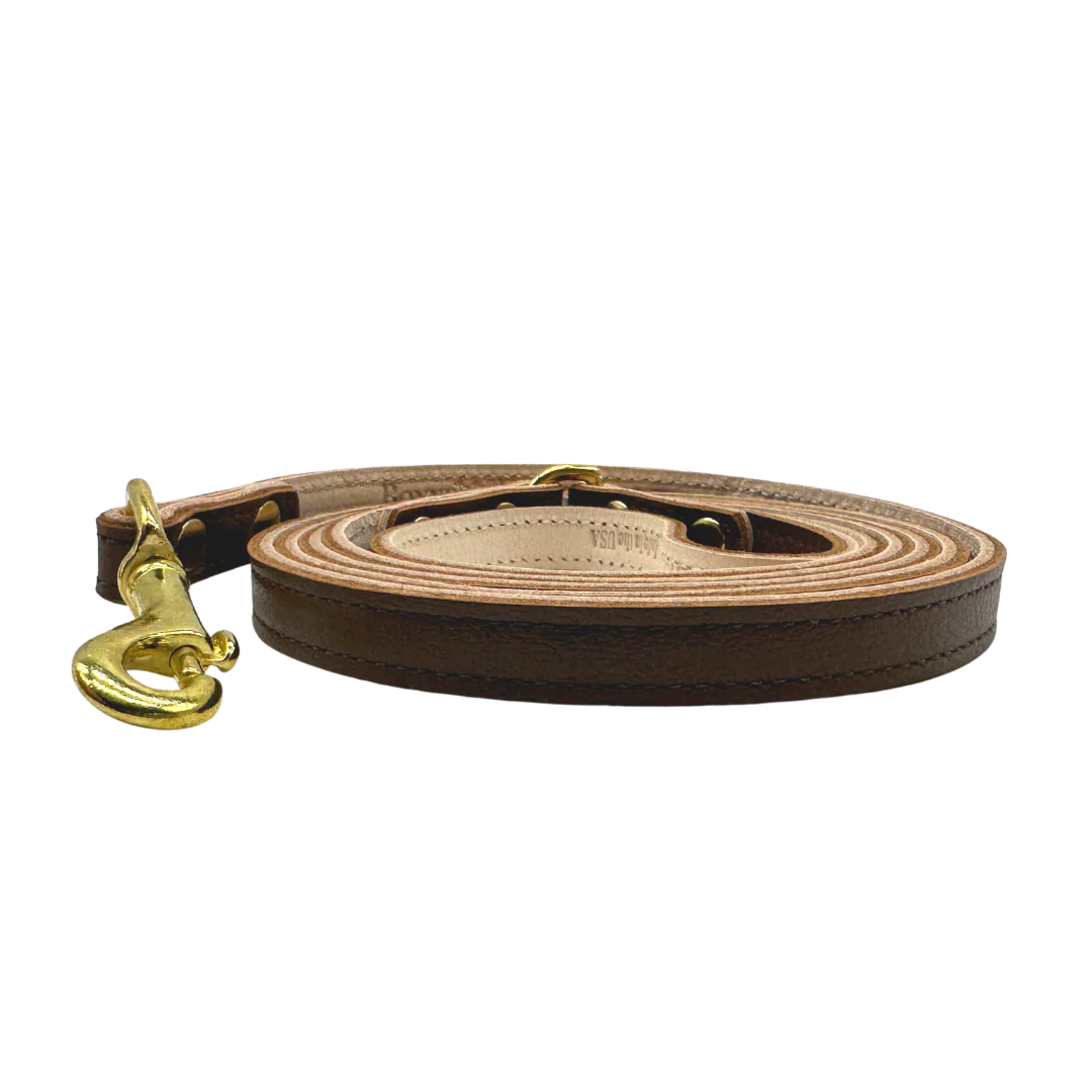 Plain Leather Dog Leashes - Image 7