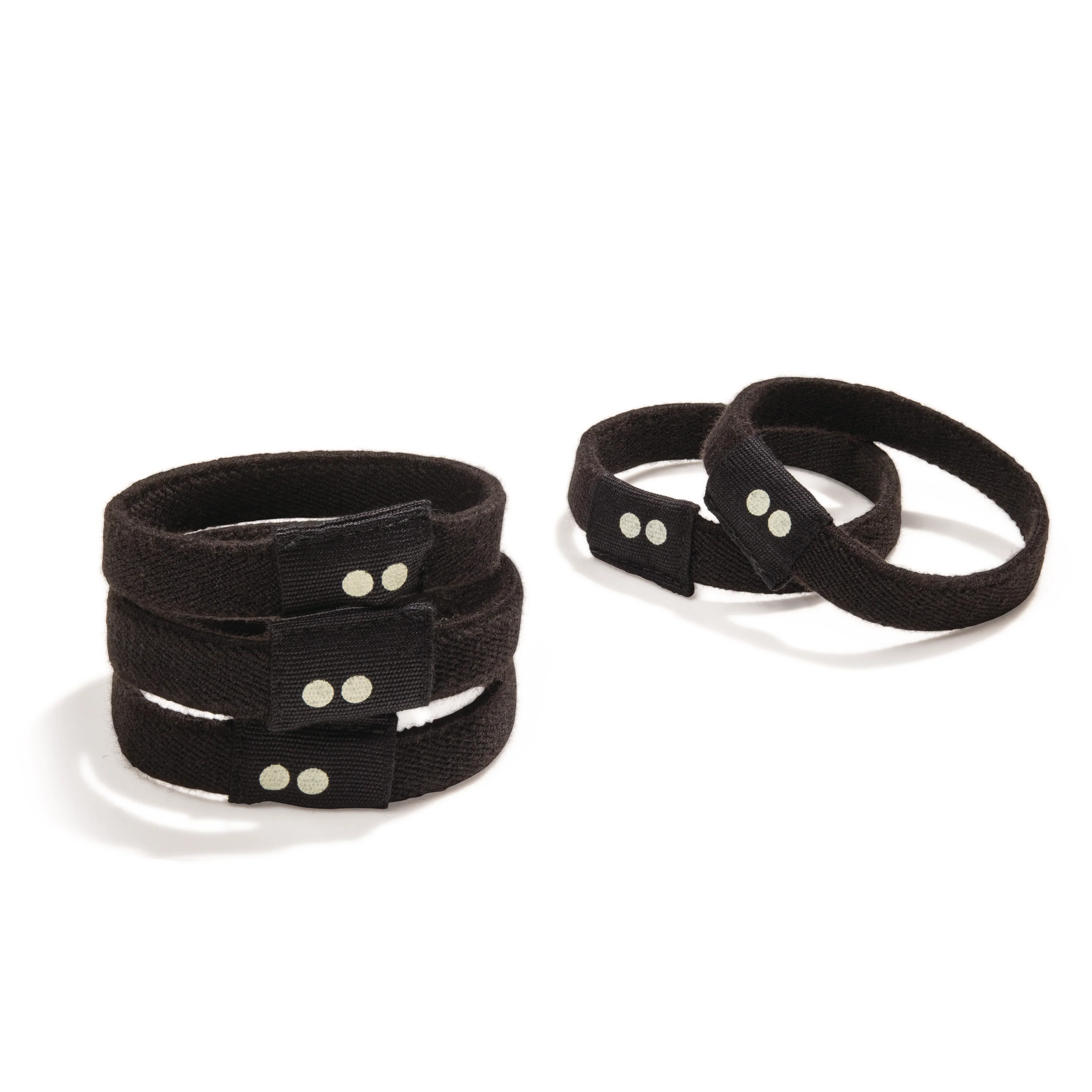 Plastic-free Flat Hair Ties - Black - Image 10