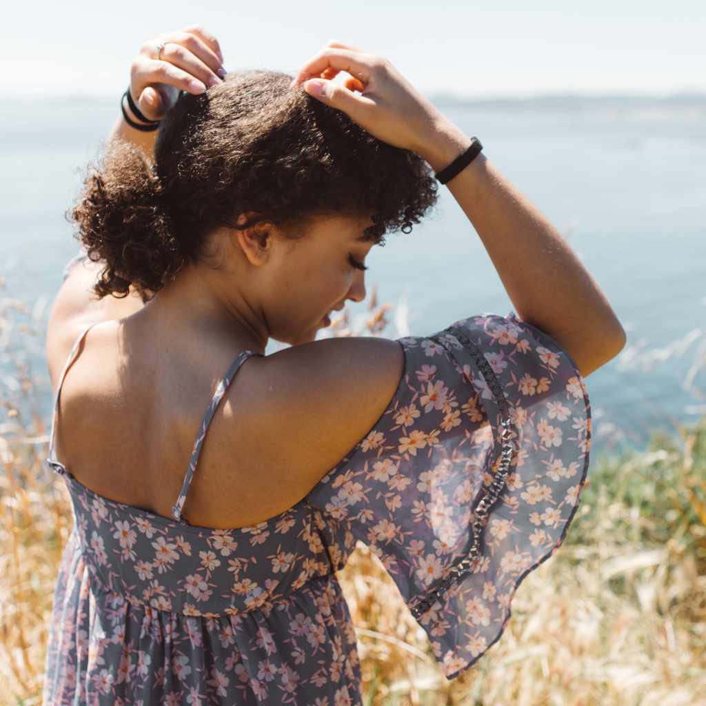 Plastic-free Flat Hair Ties - Black - Image 3