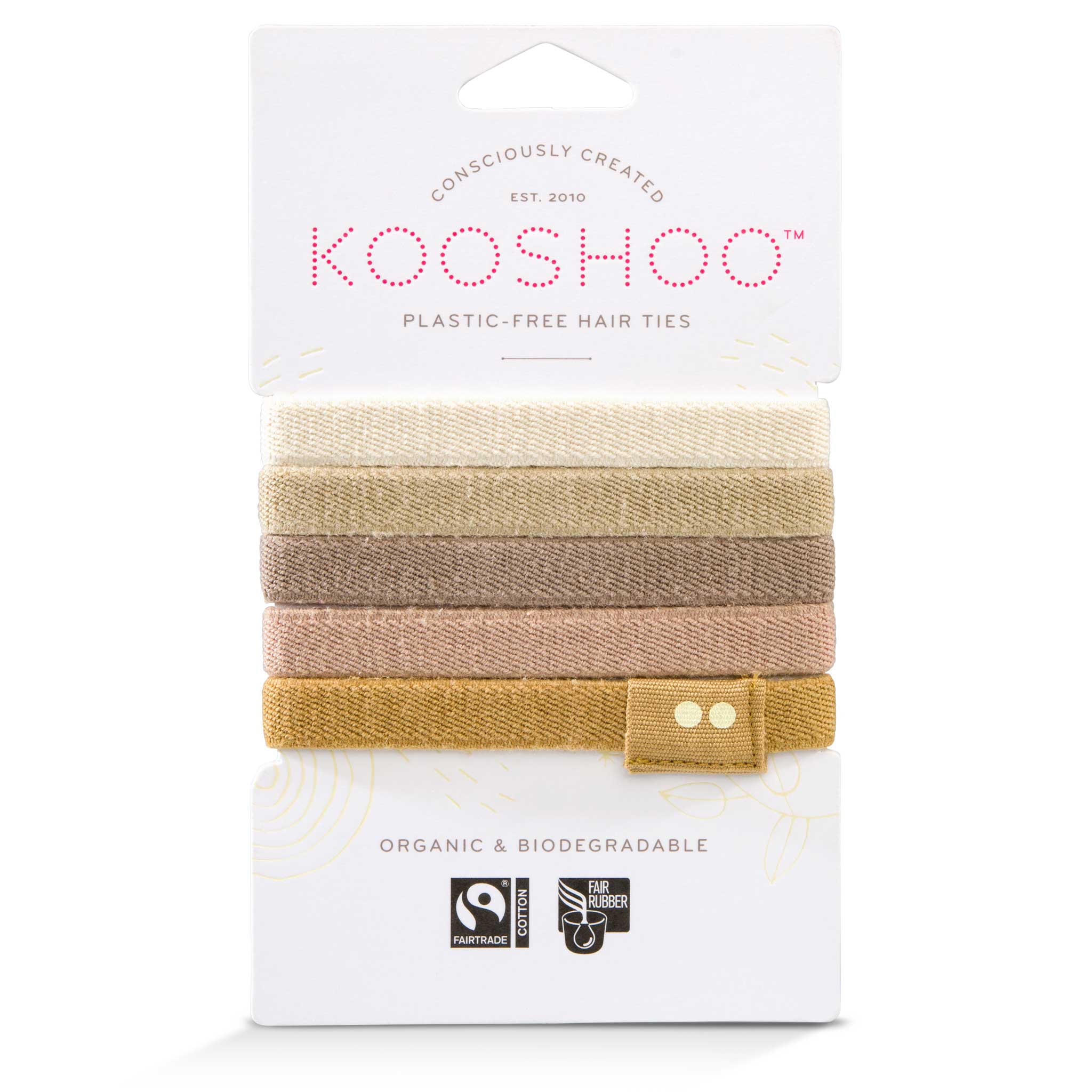 Plastic-free Flat Hair Ties - Blond - Image 10