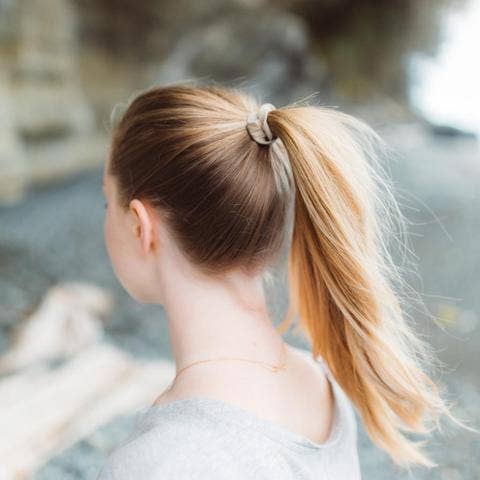 Plastic-free Flat Hair Ties - Blond - Image 8