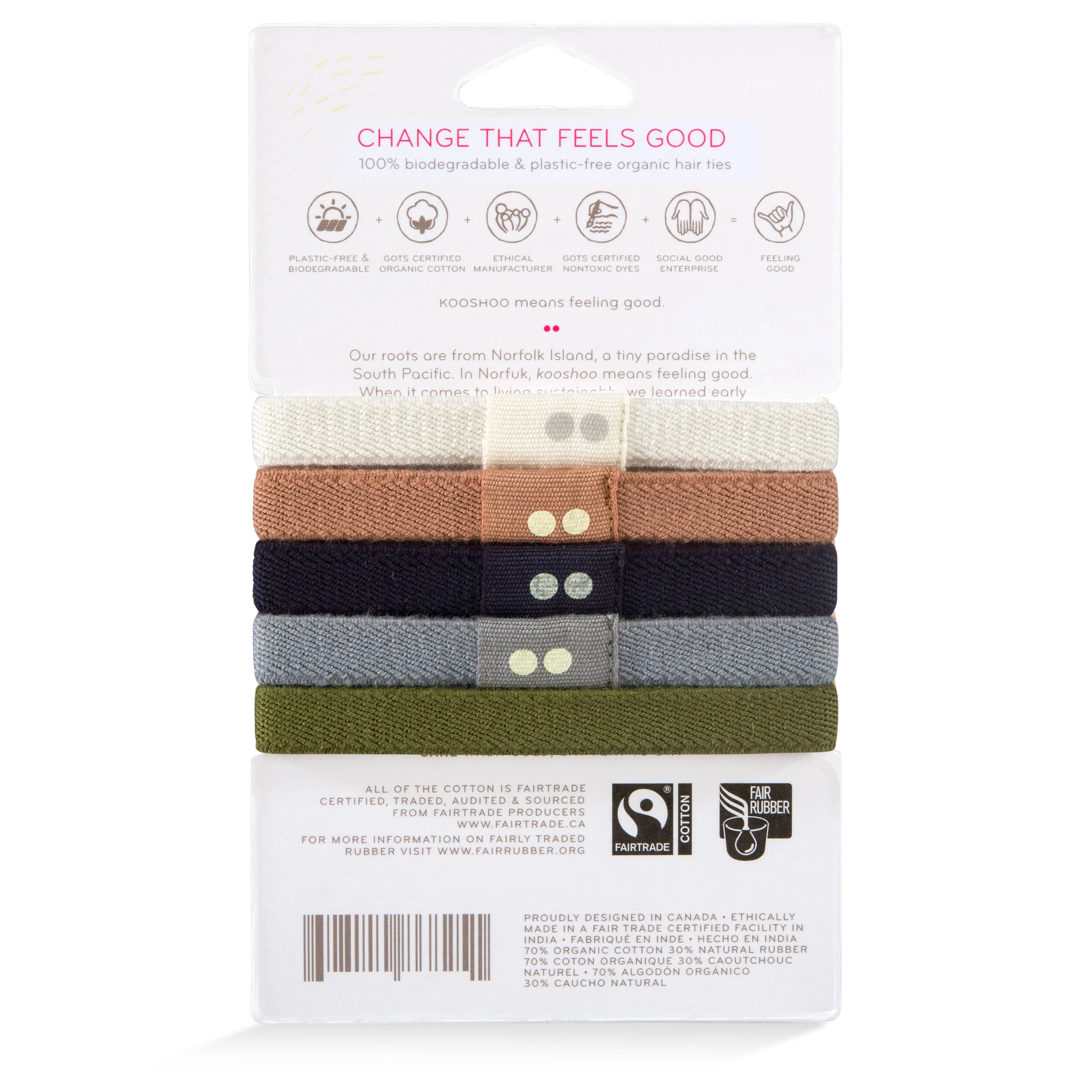 Plastic-free Flat Hair Ties - Classics - Image 9