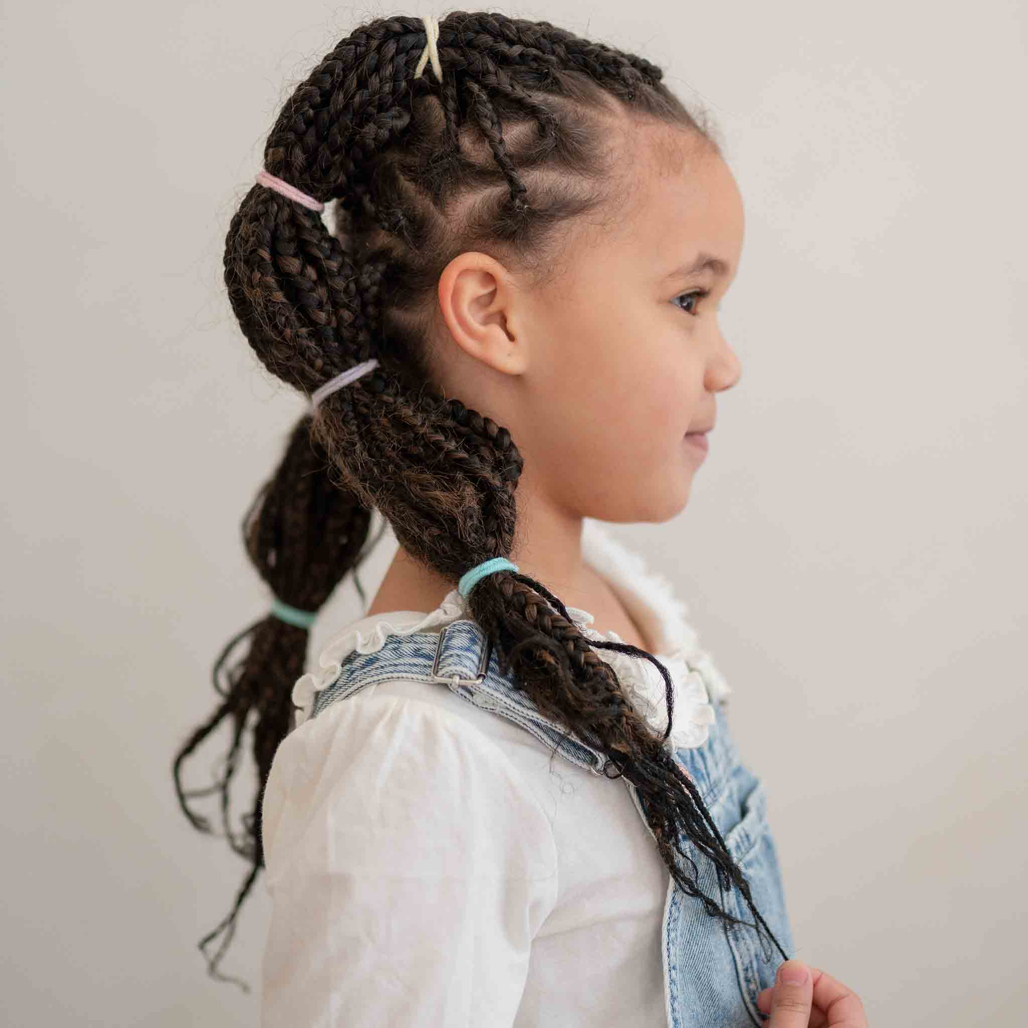 Plastic-free Round Hair Ties - Mini 12-pack - Dark Hues - Image 10