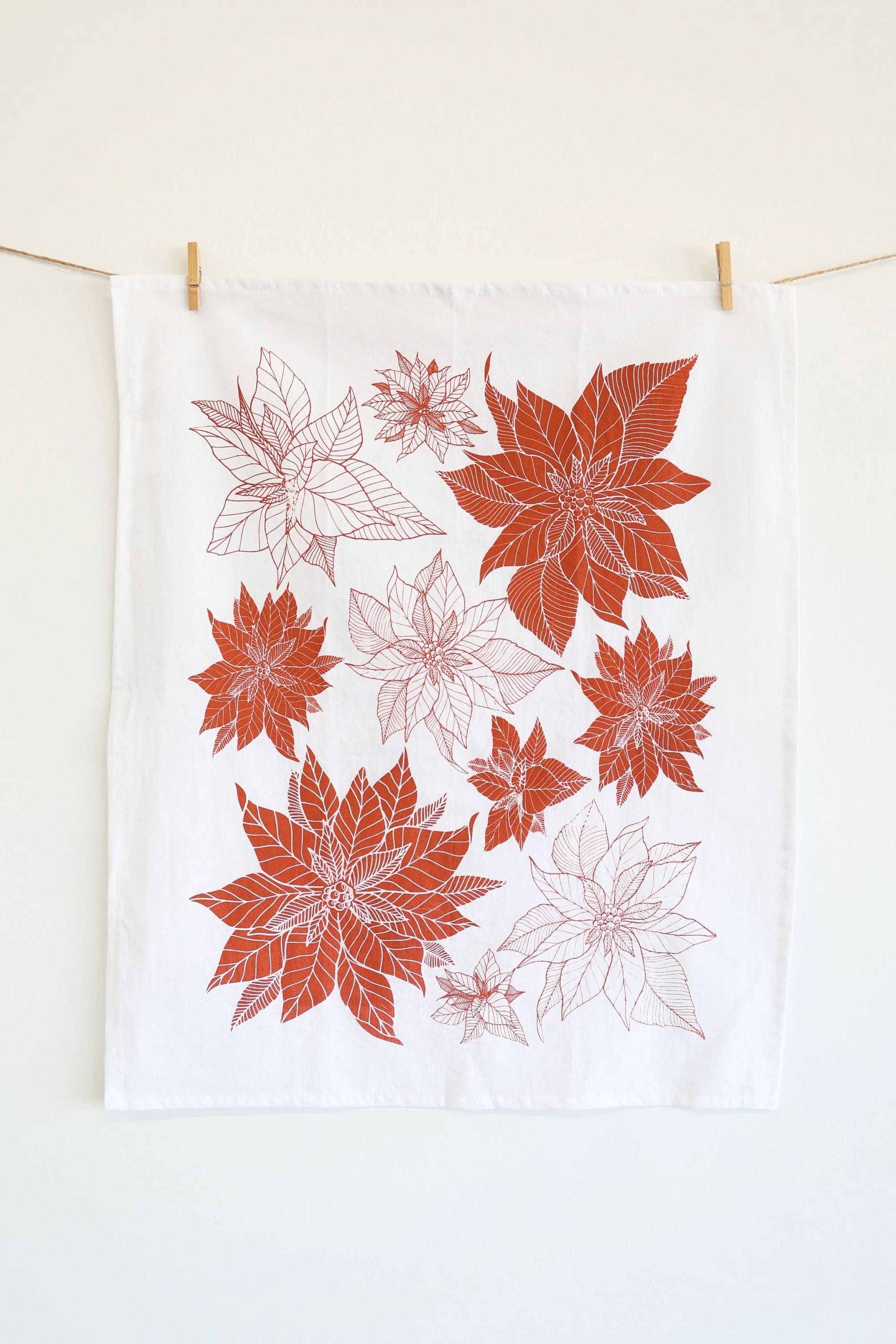 Poinsettia Tea Towel - Image 7