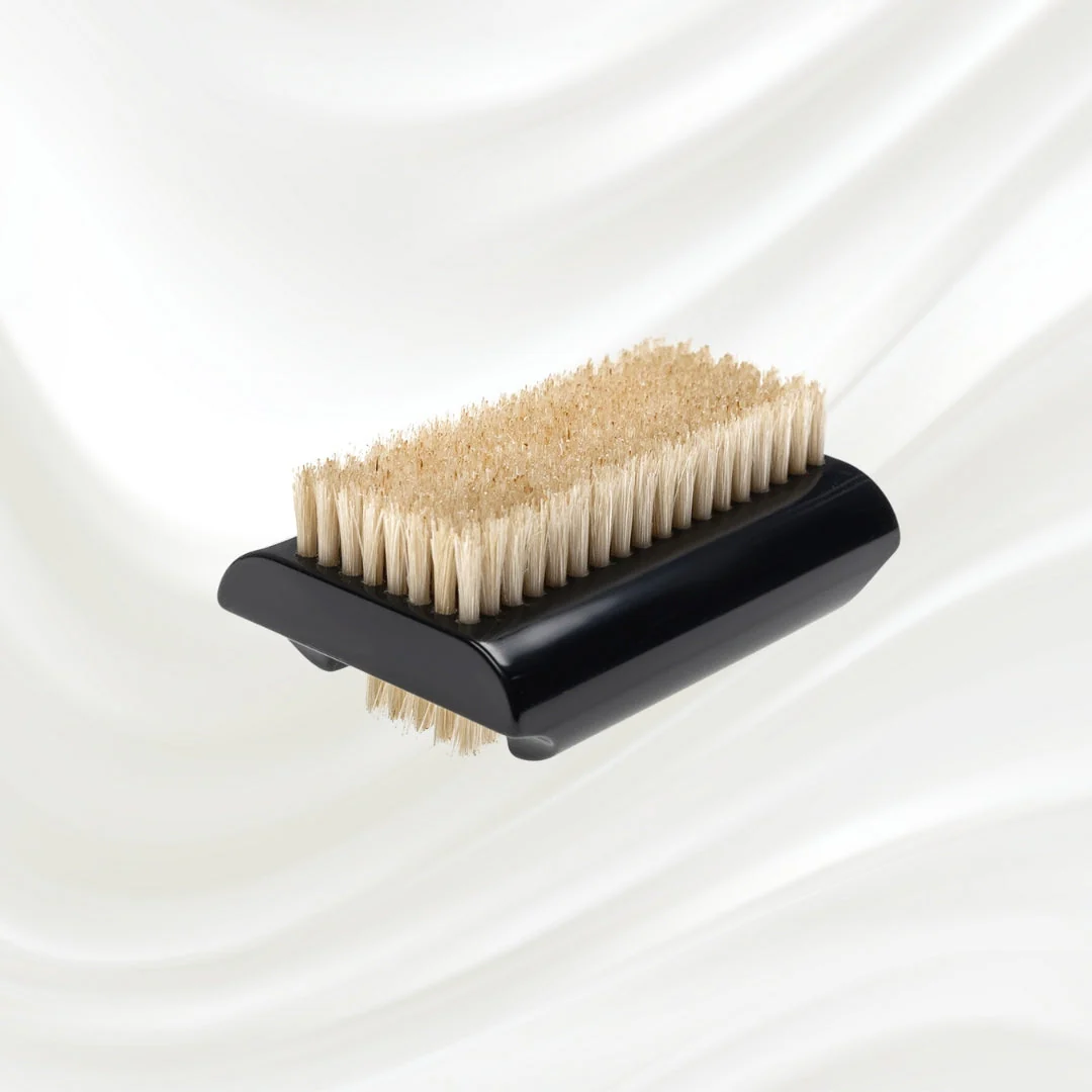 Professionale Two-Sided Nail Brush - Natural Bristles for Deep Cleaning & Cuticle Care - Image 5