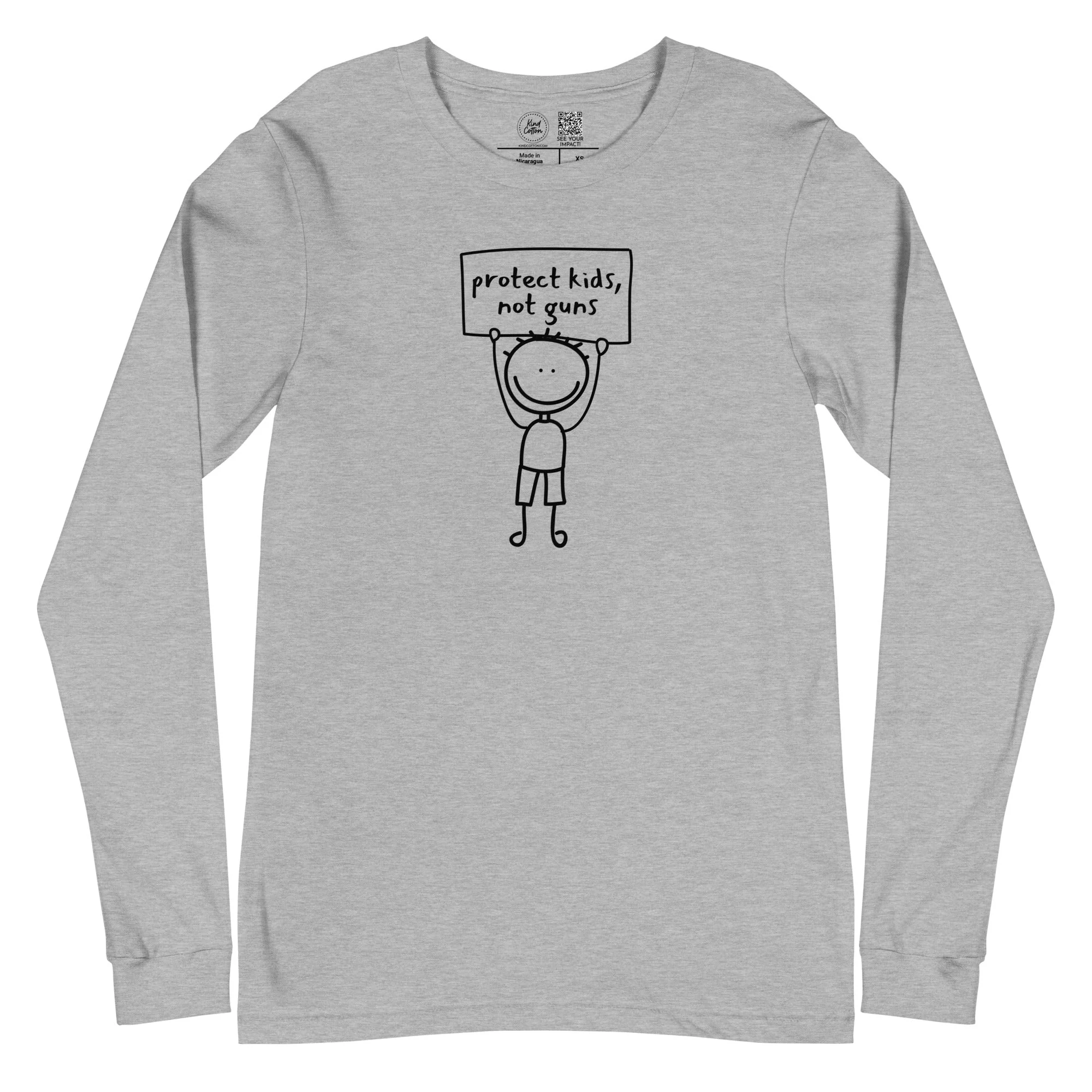 Protect Kids Not Guns Classic Long Sleeve - Image 3