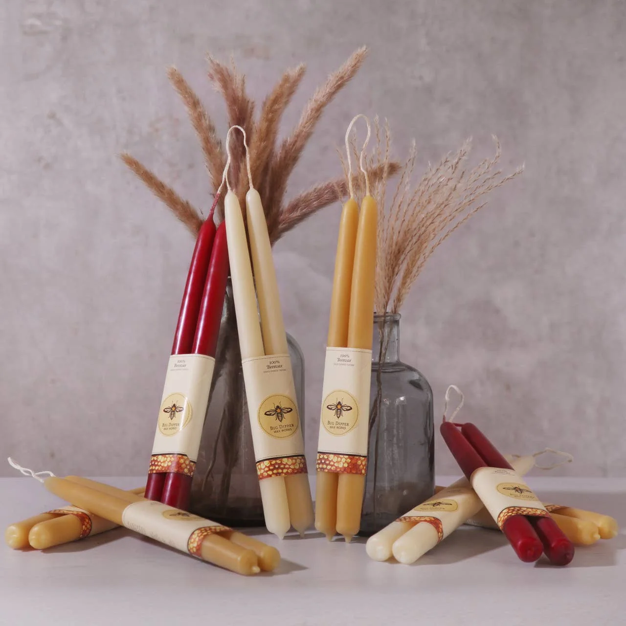 Pure Beeswax Tapers Candles - Image 10