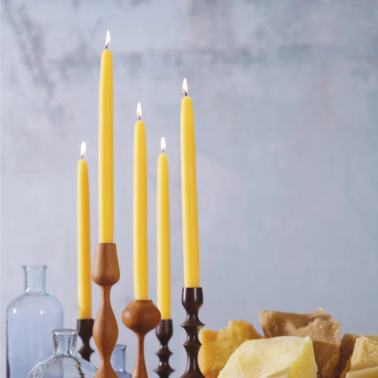 Pure Beeswax Tapers Candles - Image 11