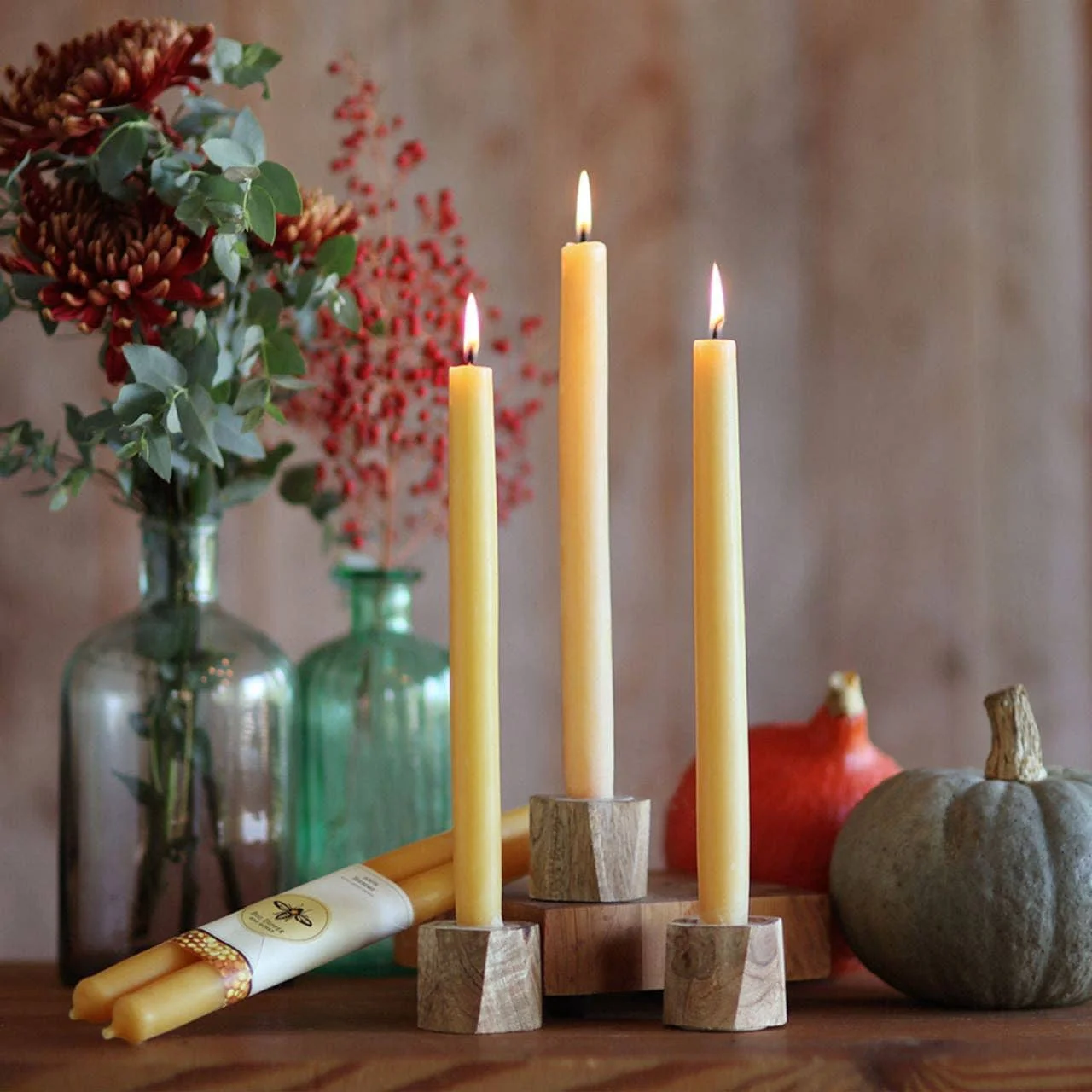 Pure Beeswax Tapers Candles - Image 9