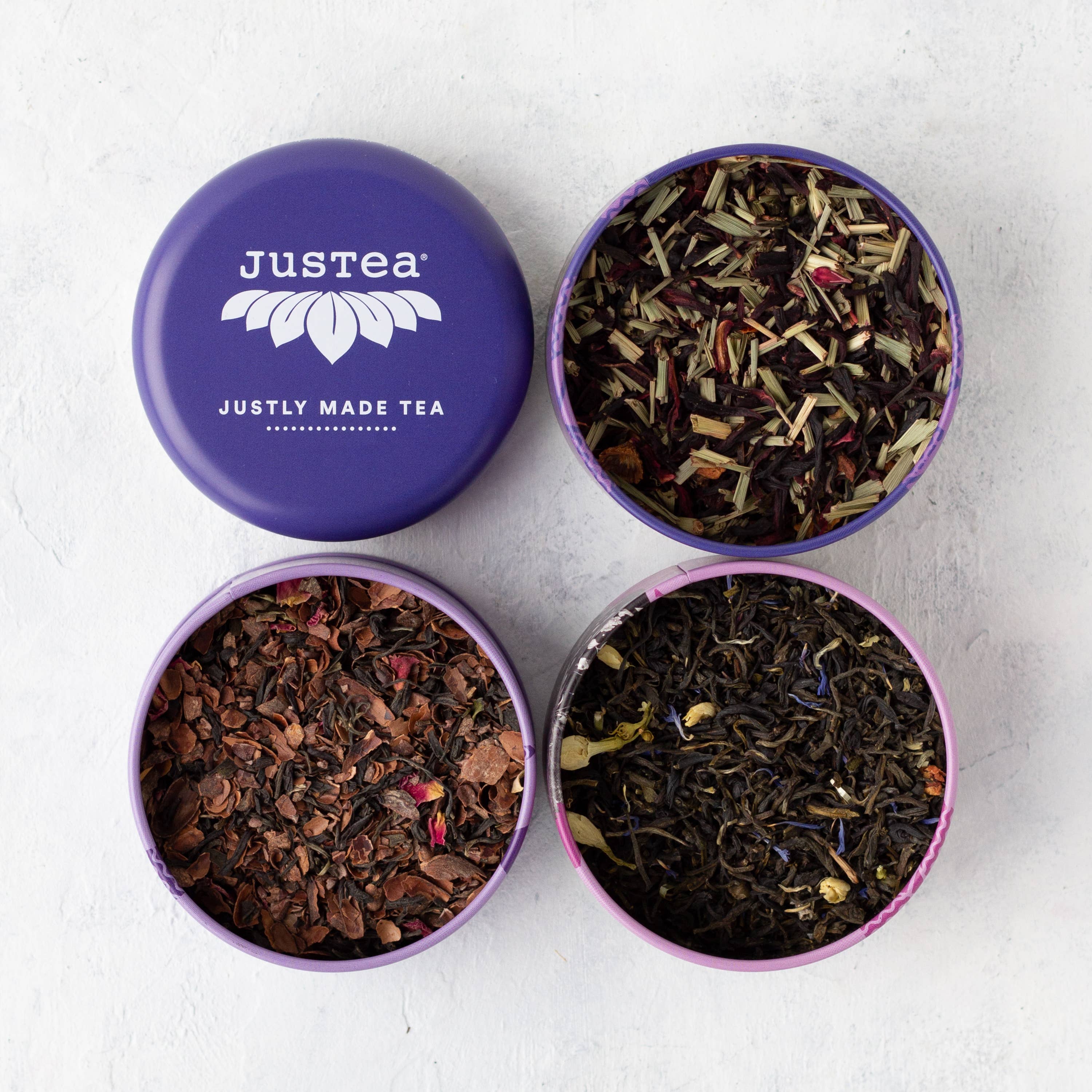 Purple Tea Trio Tin & Spoon - Organic, Fair-Trade Tea Gift - Image 7