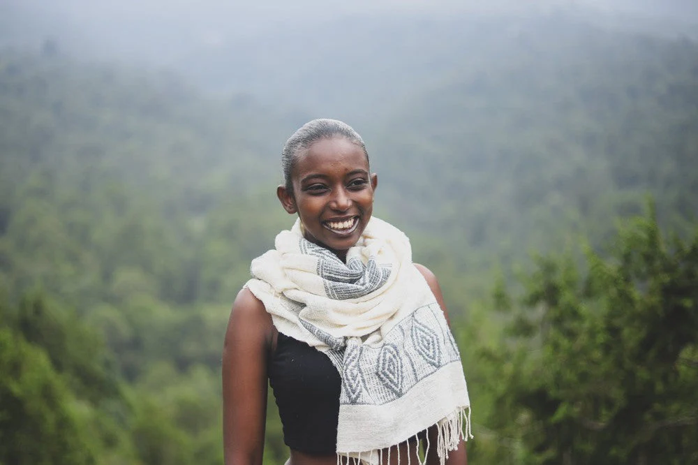 Queen Menon Handwoven Ethiopian Silk Shawl - Image 4