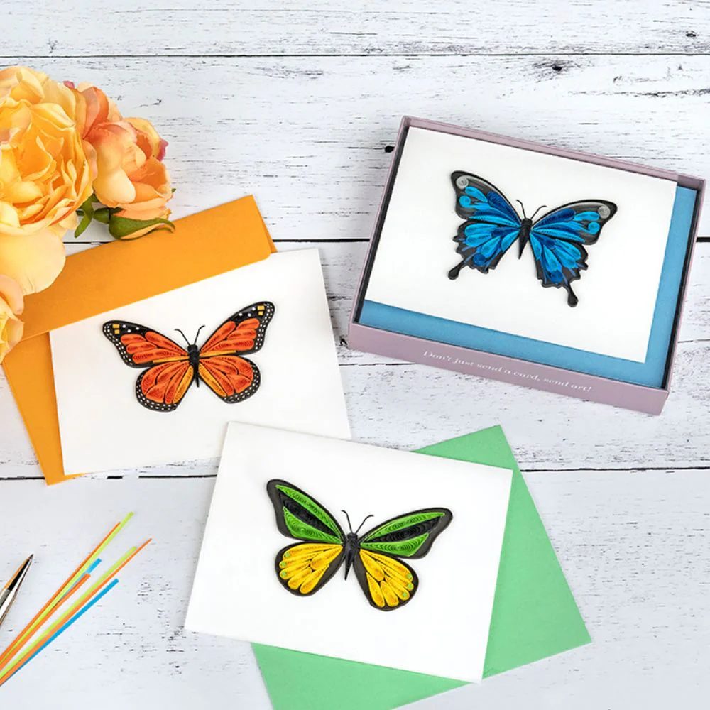 Quilled Butterflies Note Card Box Set - Image 6