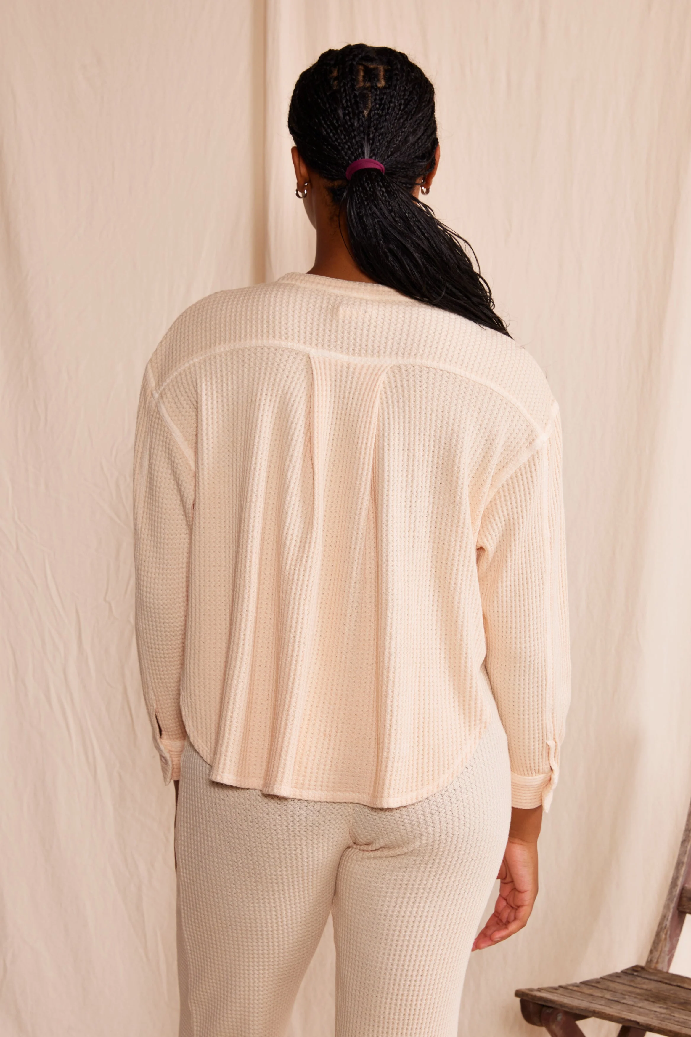 Quinn Waffle Top - Image 6