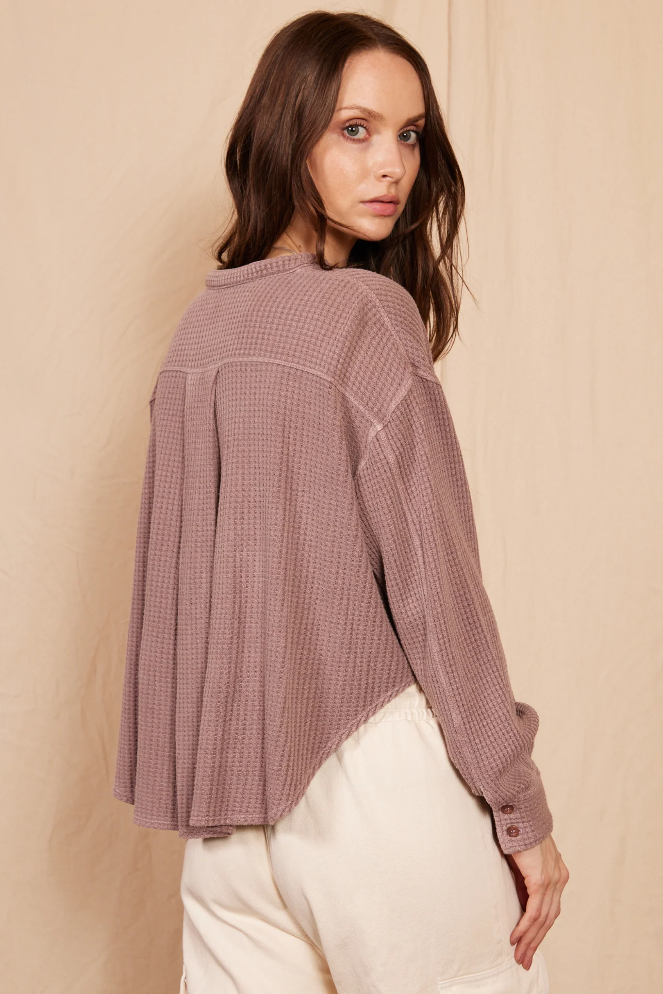 Quinn Waffle Top - Image 8