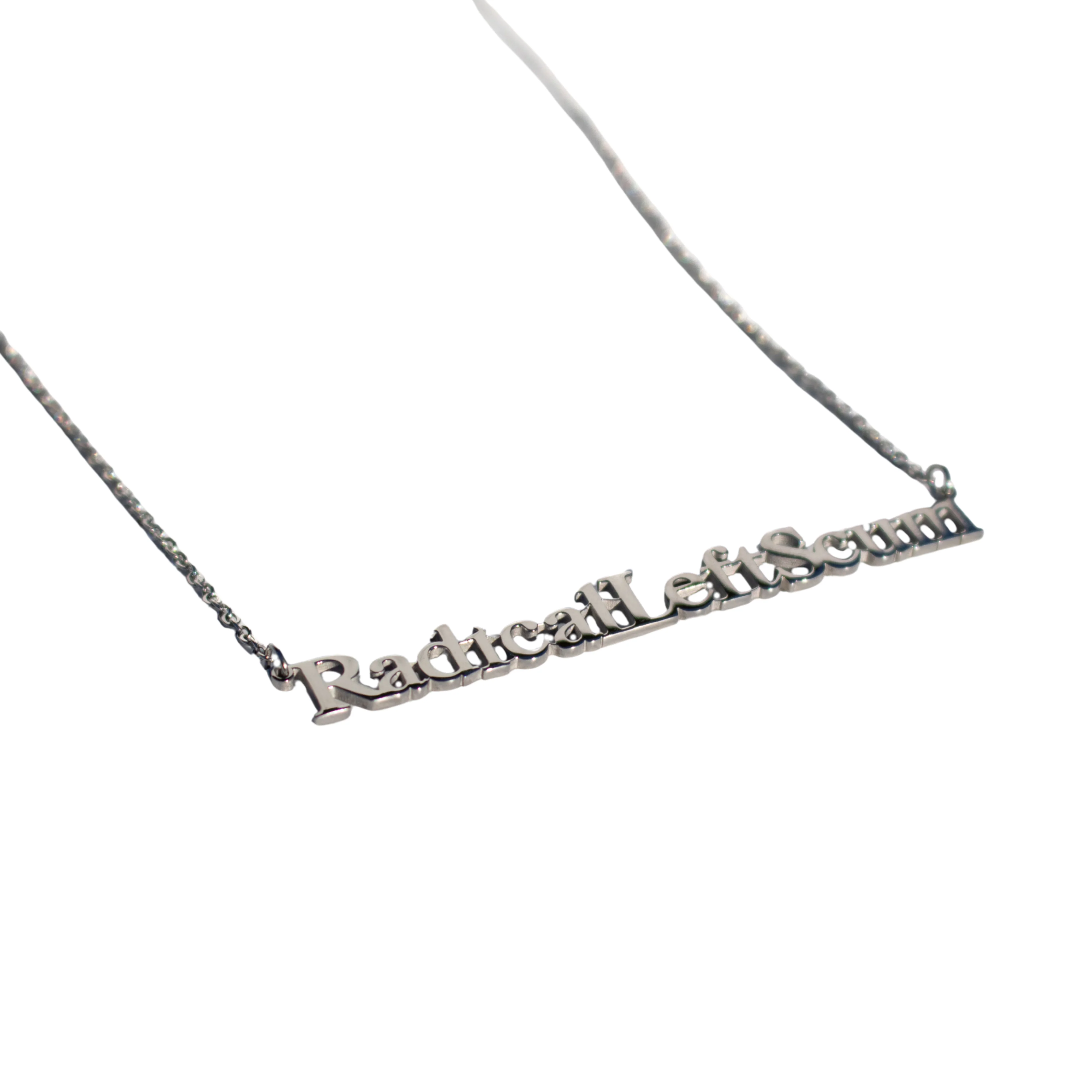 Radical Left Scum Cutout Necklace - Image 2