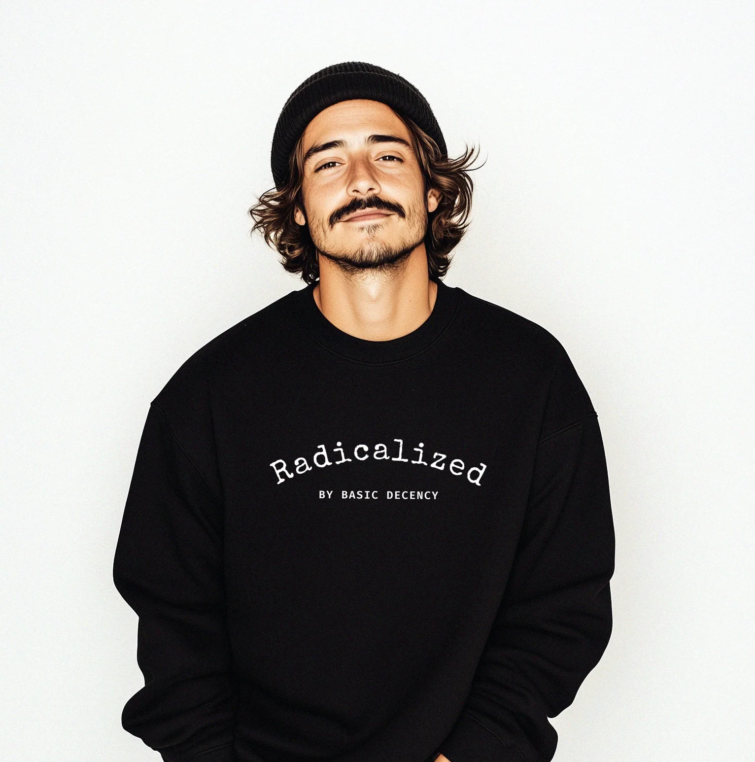 Radicalized by Basic Decency Sweatshirt - Image 2